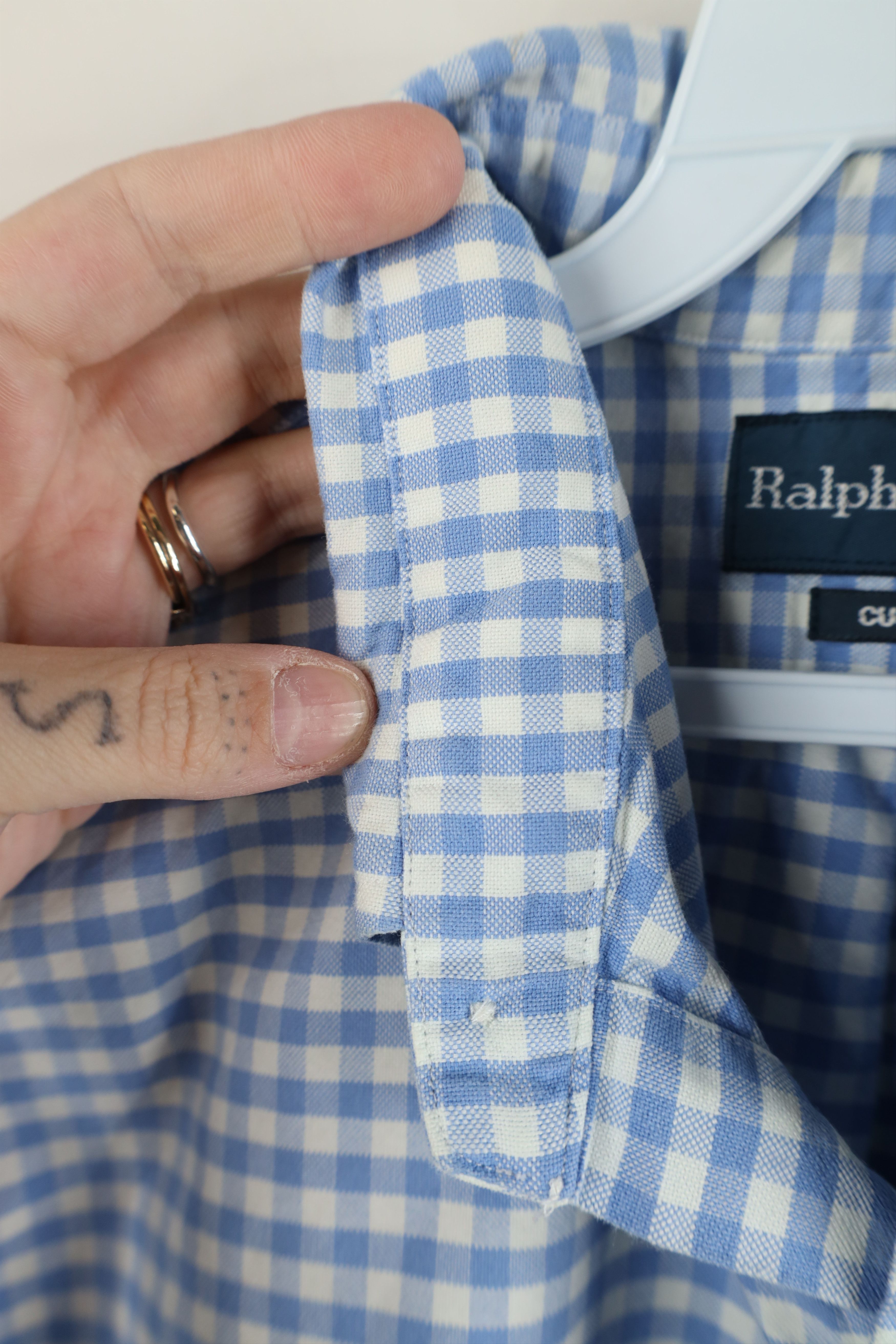 Polo Ralph Lauren Vintage 90s Ralph Lauren Fit Oxford Button Down Shirt Plaid Size US L / EU 52-54 / 3 - 8 Thumbnail