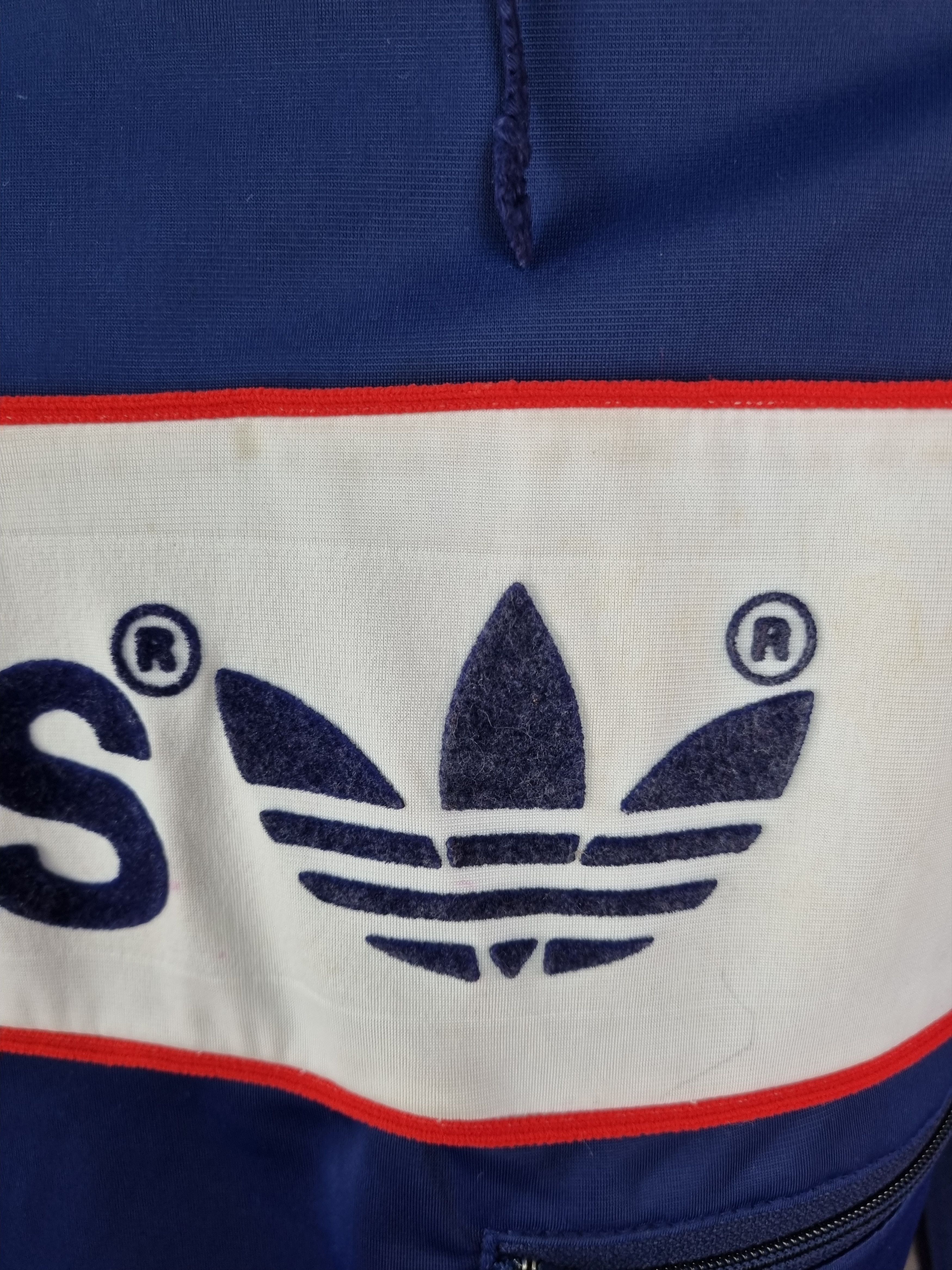 Adidas × Vintage 80s Adidas Vintage Big Flower Logo Hoodie Size US M / EU 48-50 / 2 - 11 Thumbnail