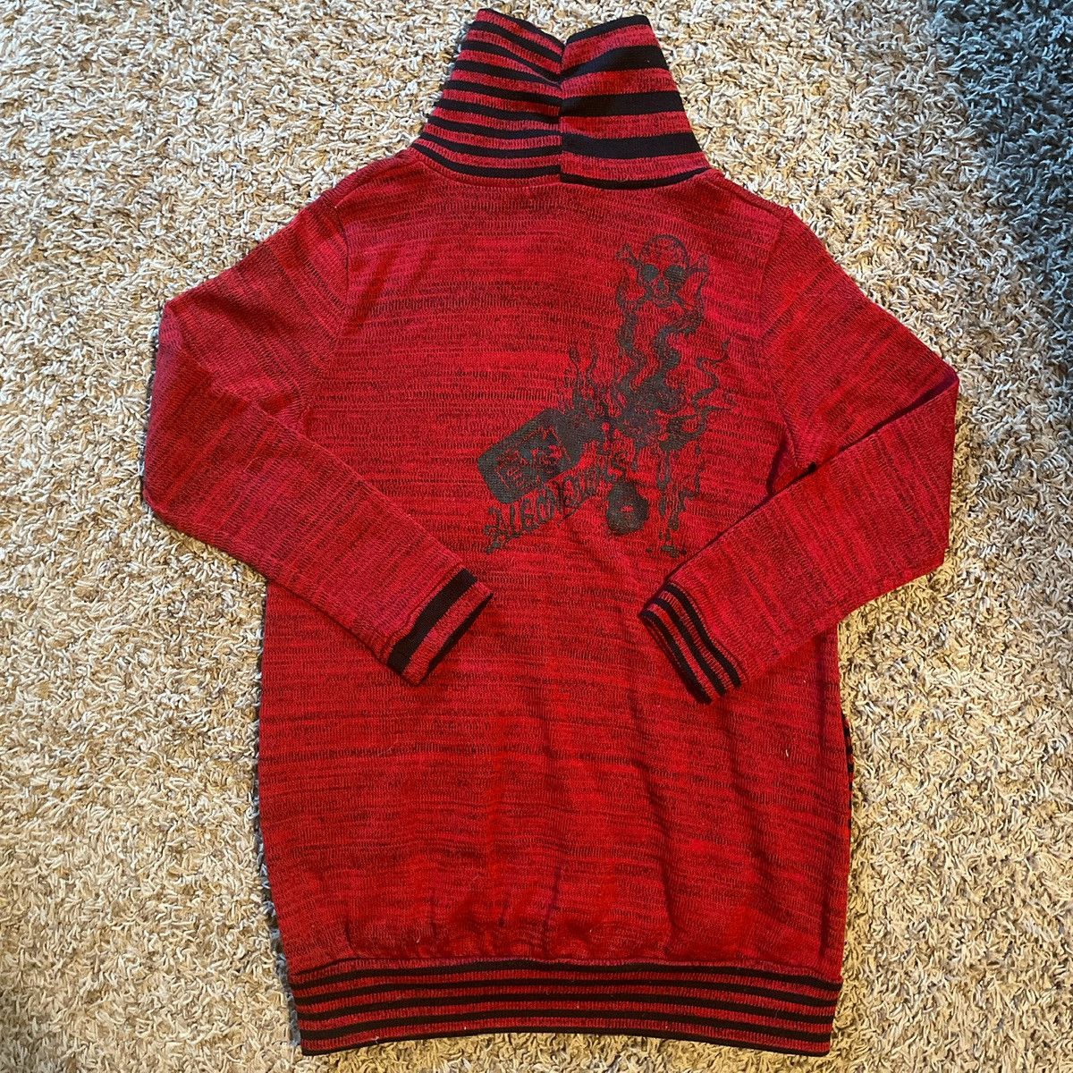 Other ALGONQUINS JAPANESE DEADSTOCK SKULL POISON GRAPHIC SWEATER Size M / US 6-8 / IT 42-44 - 4 Thumbnail