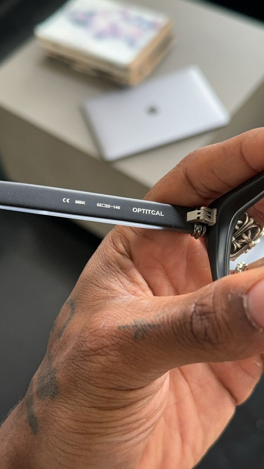 Chrome Hearts Chrome Hearts OPTITCAL FRAMES Size ONE SIZE - 7 Thumbnail