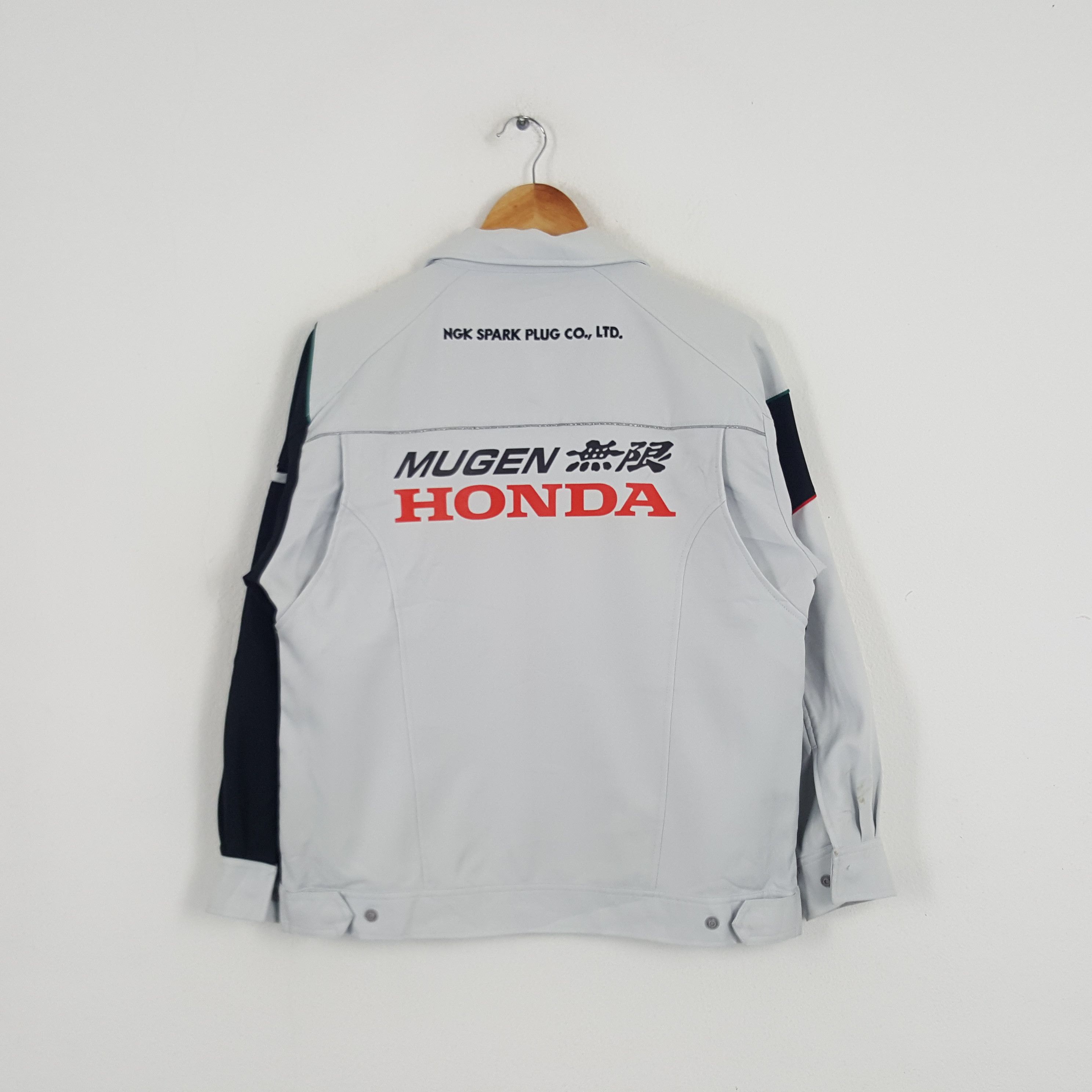 Honda × Vintage Vintage Mugen Honda NGK Spark Plug Racing Custom Jacket Size US M / EU 48-50 / 2 - 1 Thumbnail