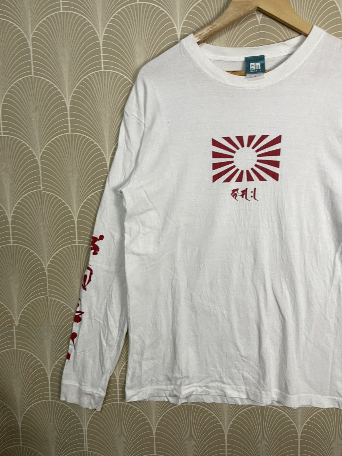 Japanese Brand × Vintage VINTAGE JAPANESE FLAG TEES RARE DESIGN Size US L / EU 52-54 / 3 - 4 Thumbnail
