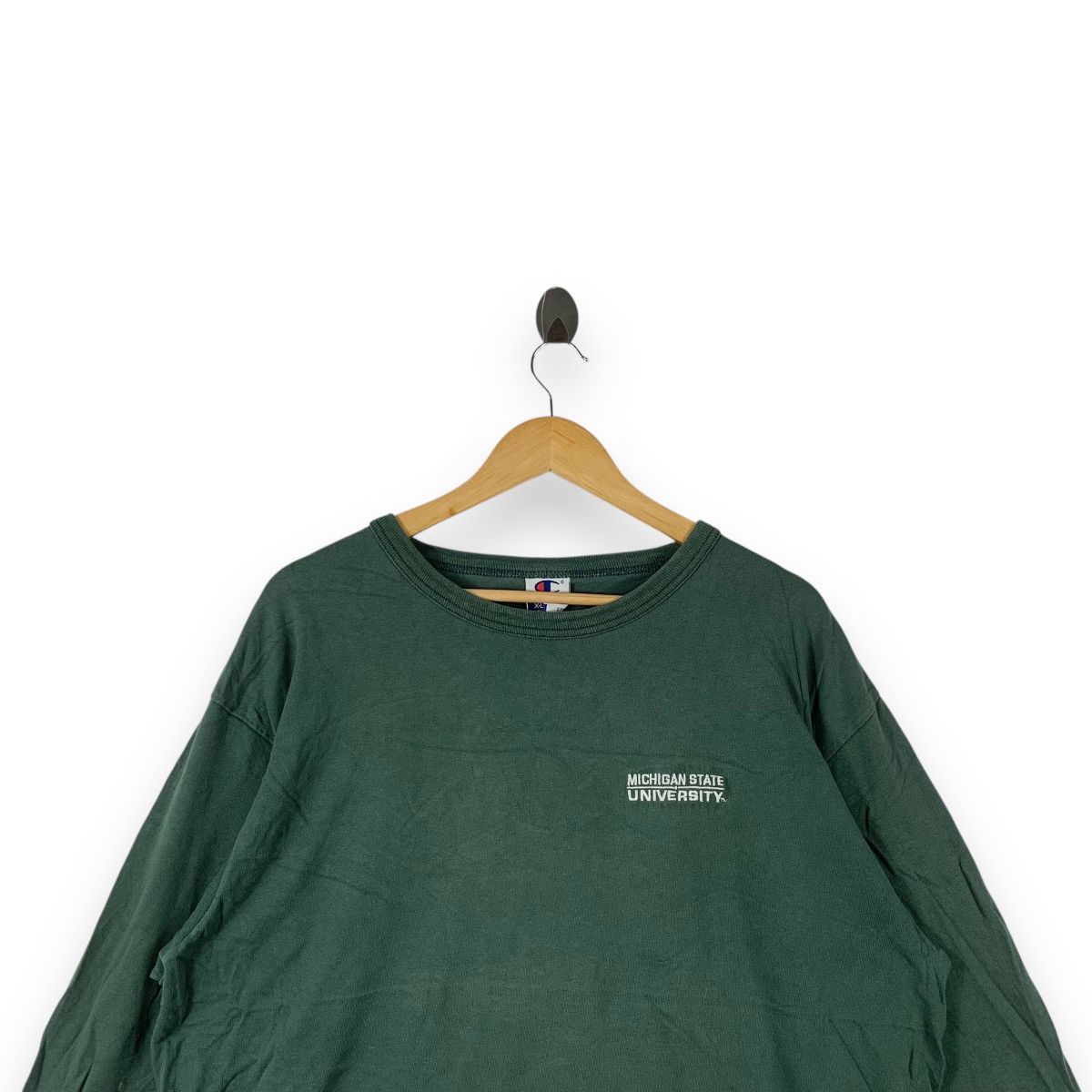 Vintage Vintage 90’ CHAMPION MICHIGAN State University Tee Shirt Size XL / US 12-14 / IT 48-50 - 2 Thumbnail