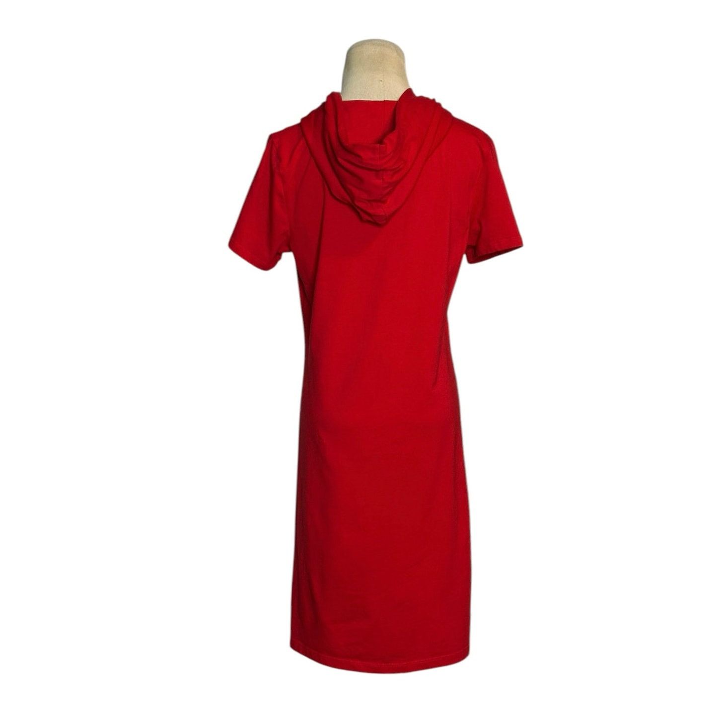 Calvin Klein Calvin Klein red short sleeves mini hoodie dress size Medium Size M / US 6-8 / IT 42-44 - 8 Thumbnail