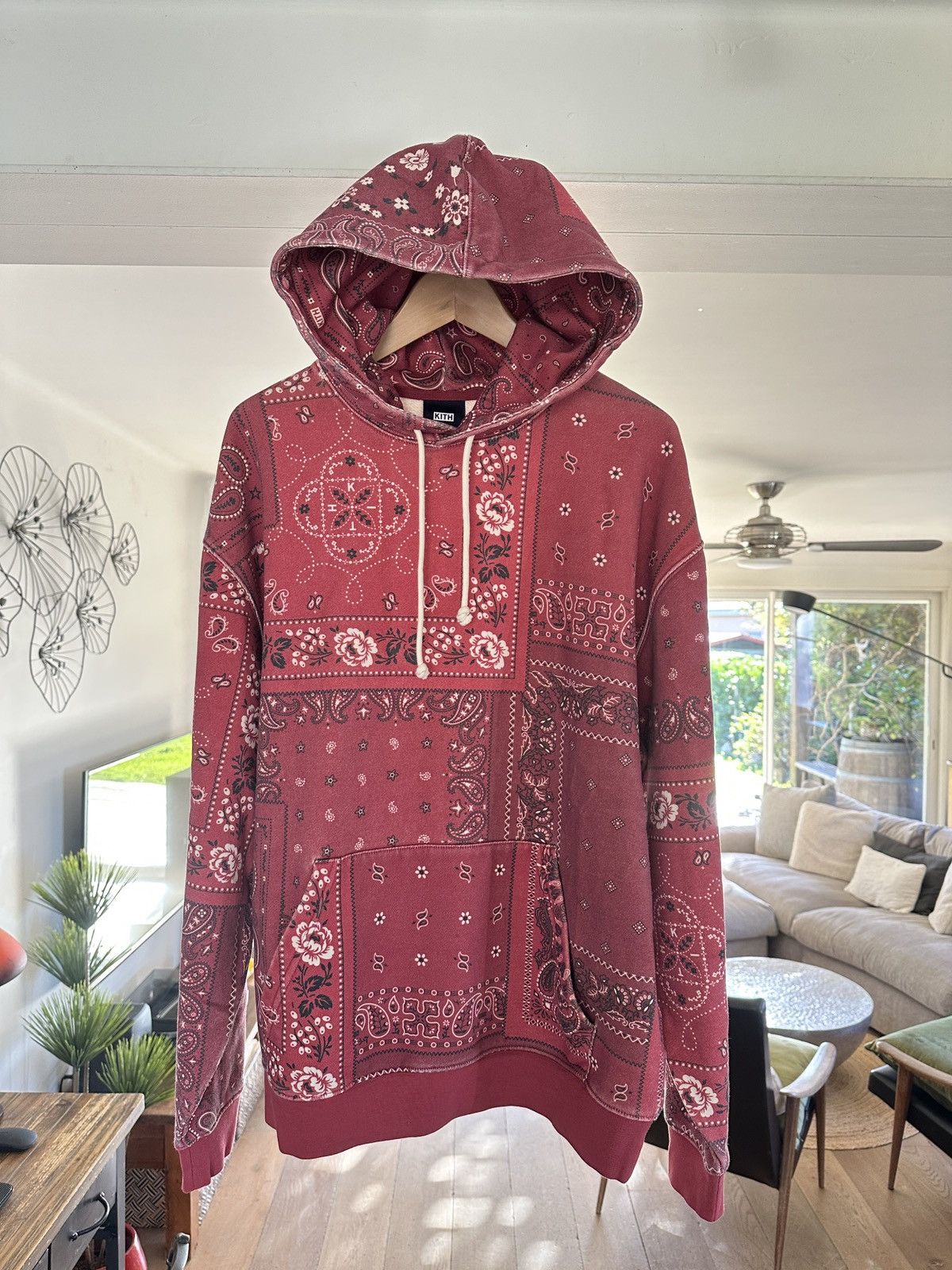 Kith Deconstructed Bandana Williams III Hoodie - Pyre