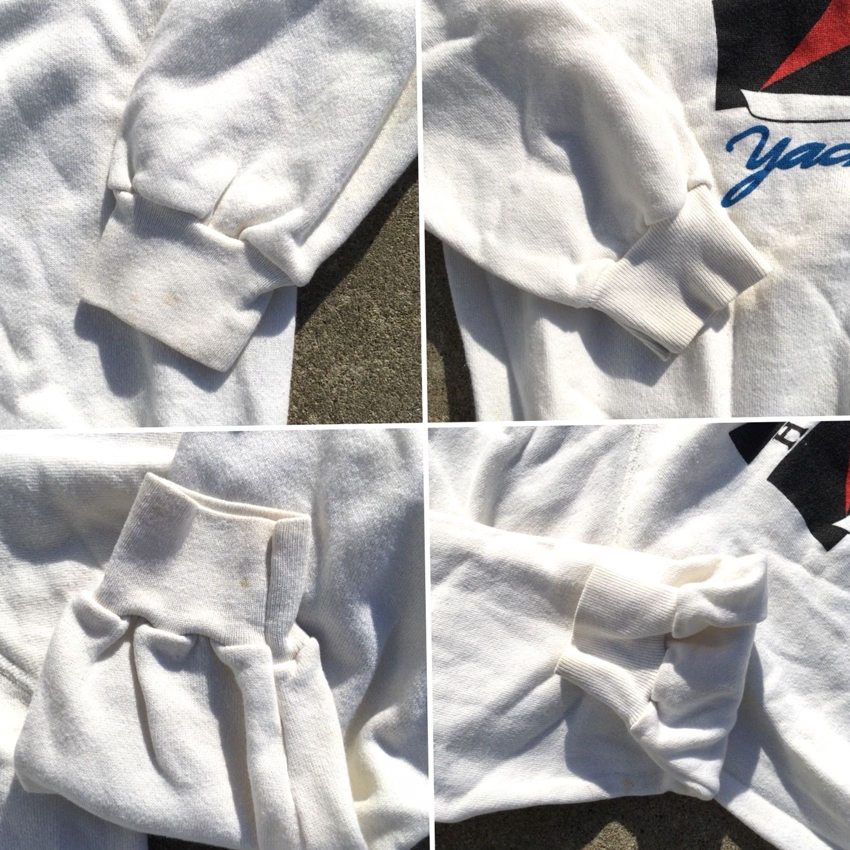 Vintage Vintage Hawaiian Yacht Club Graphic Sweatshirt Raglan 80s 1980s L XL White Mens Sweatshirt Holiday Yacht Club Graphics 1980s Mens L-XL Size US L / EU 52-54 / 3 - 6 Thumbnail