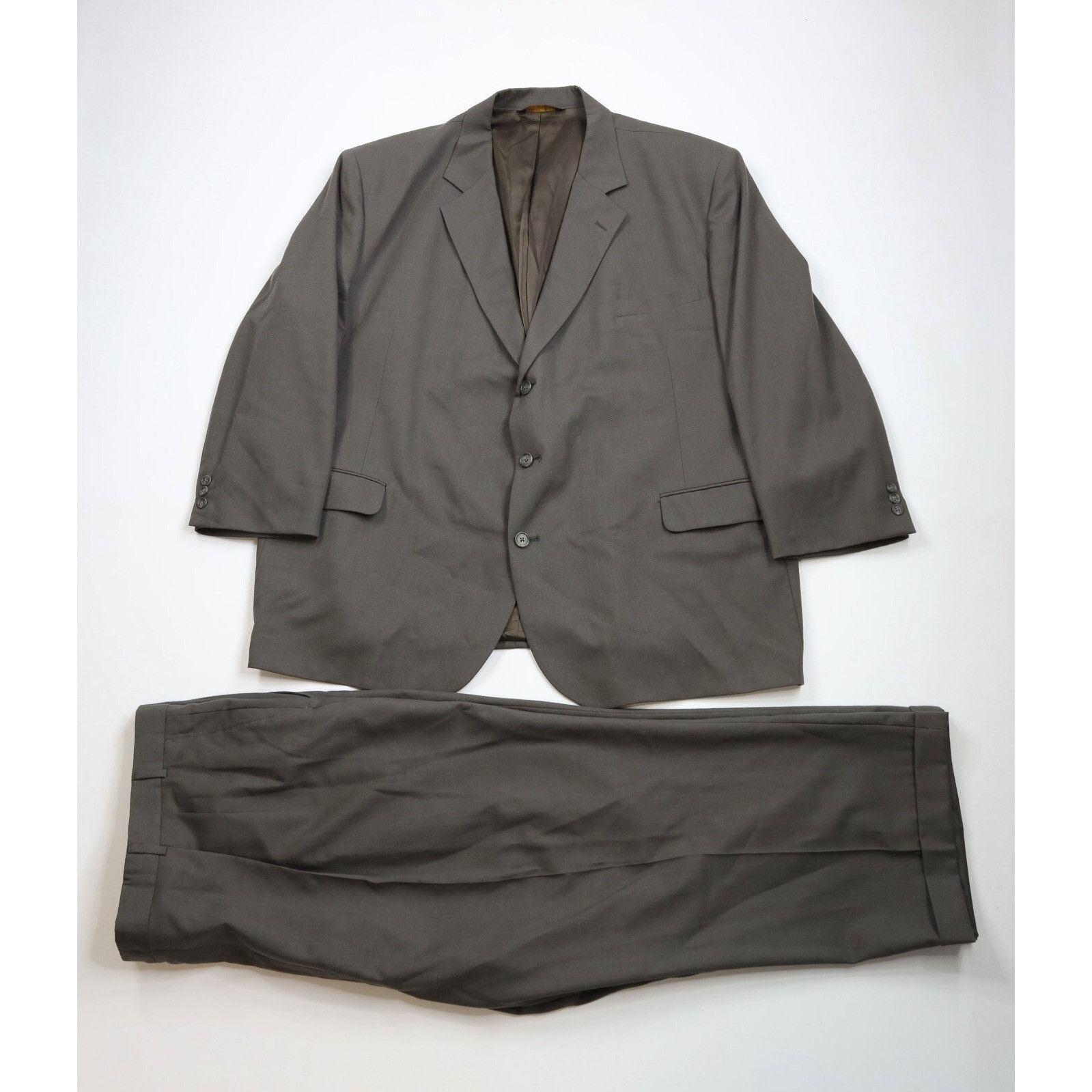 Vintage Vintage 70s Streetwear Worsted Wool Wedding Suit 56L Size 54L - 1 Thumbnail