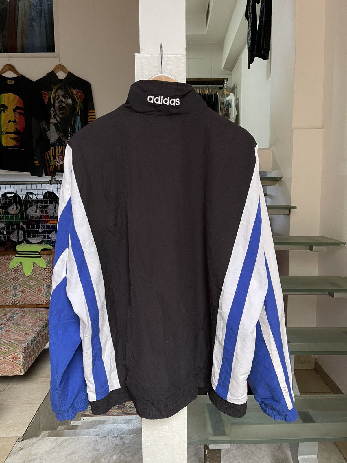 Adidas × Vintage Vintage Adidas Windbreaker 90s like balenci Size US XL / EU 56 / 4 - 2 Thumbnail
