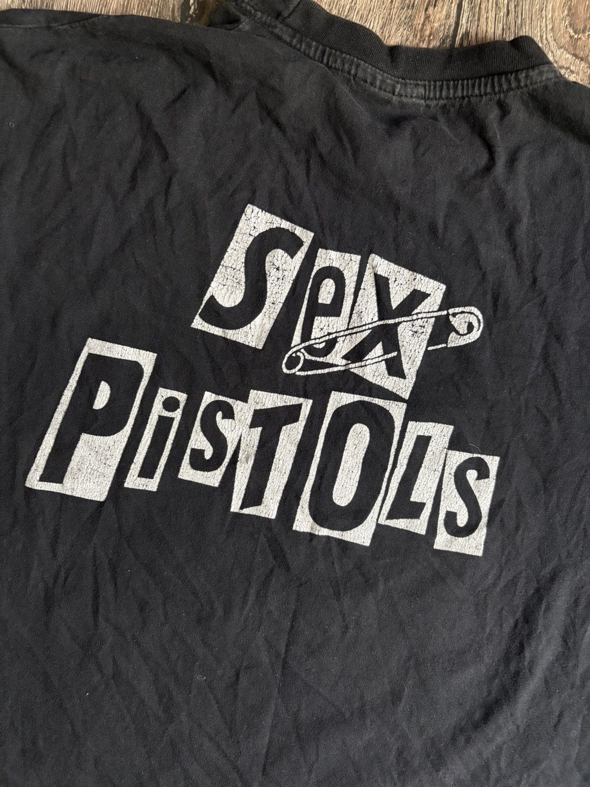 Band Tees × Vintage Vintage 90s Sex Pistols T-Shirt UK Punk Rock Sid Vicious XL Size US XL / EU 56 / 4 - 14 Thumbnail