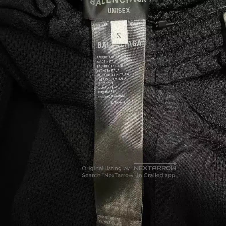 Balenciaga Balenciaga Size S Double Ring Flame Net Eye Sweatpants Size US 27 - 4 Thumbnail