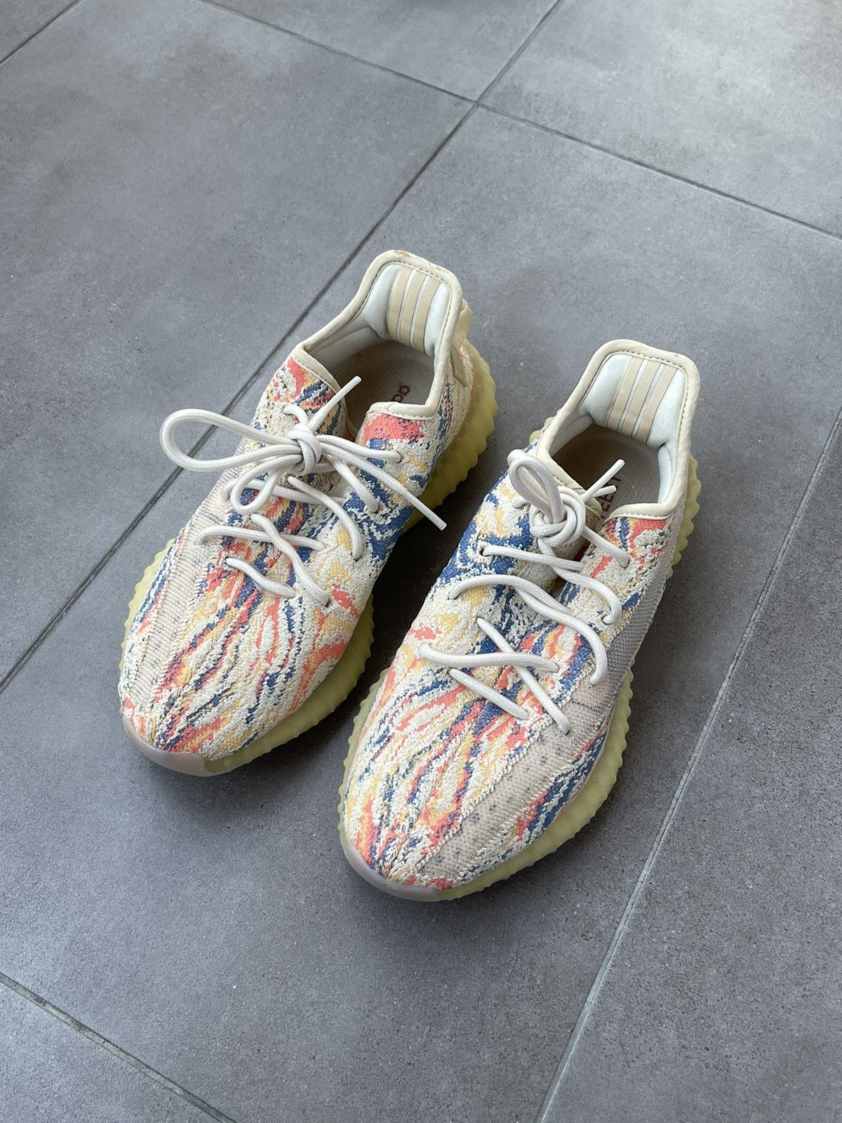 Adidas × Kanye West Adidas Yeezy Boost 350 V2 MX Oat Low-Top Sneakers Size US 10.5 / IT 40.5 - 2 Thumbnail
