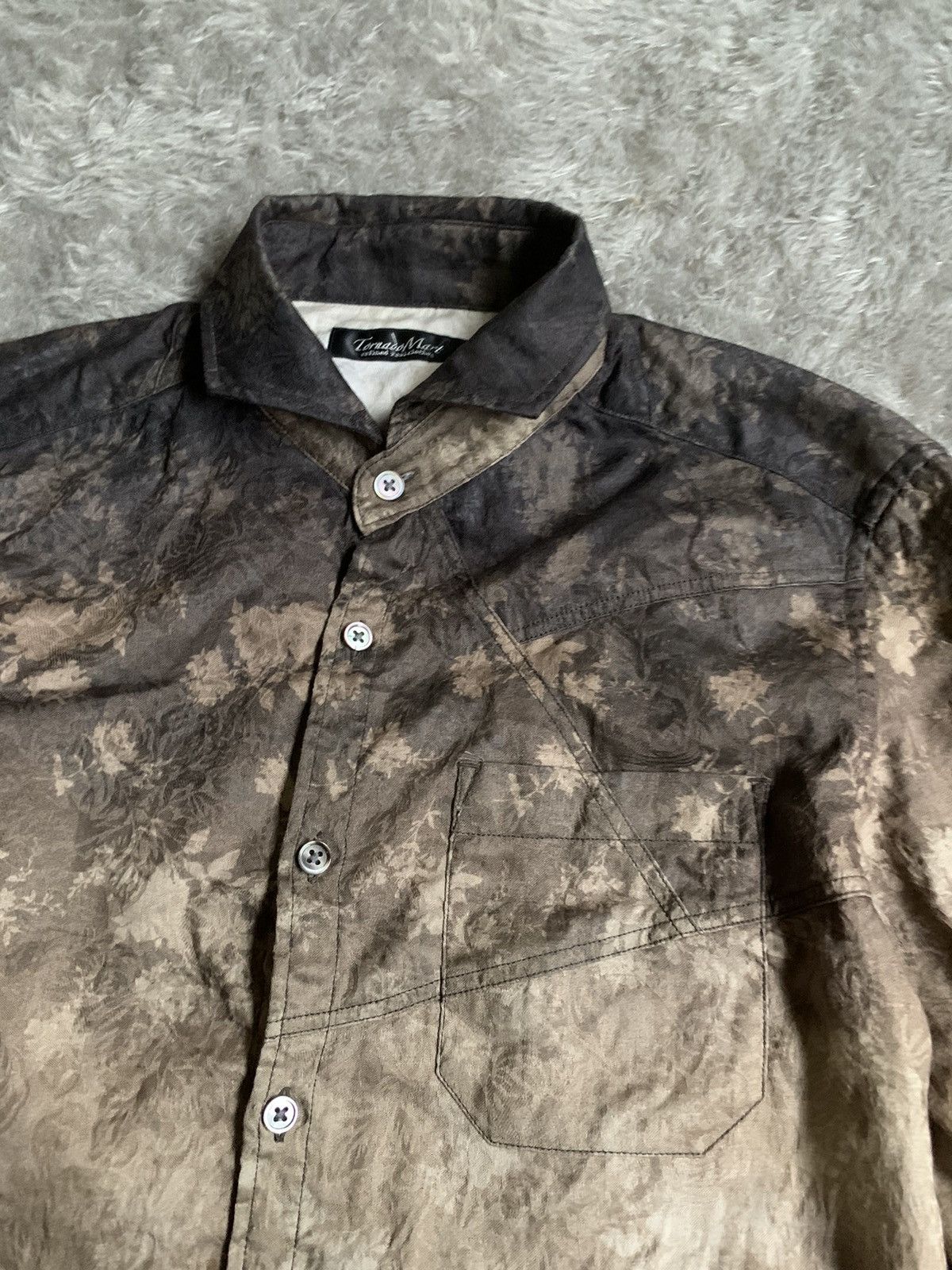 Japanese Brand Tornado Mart Flower Punk Shirt Size US M / EU 48-50 / 2 - 2 Thumbnail