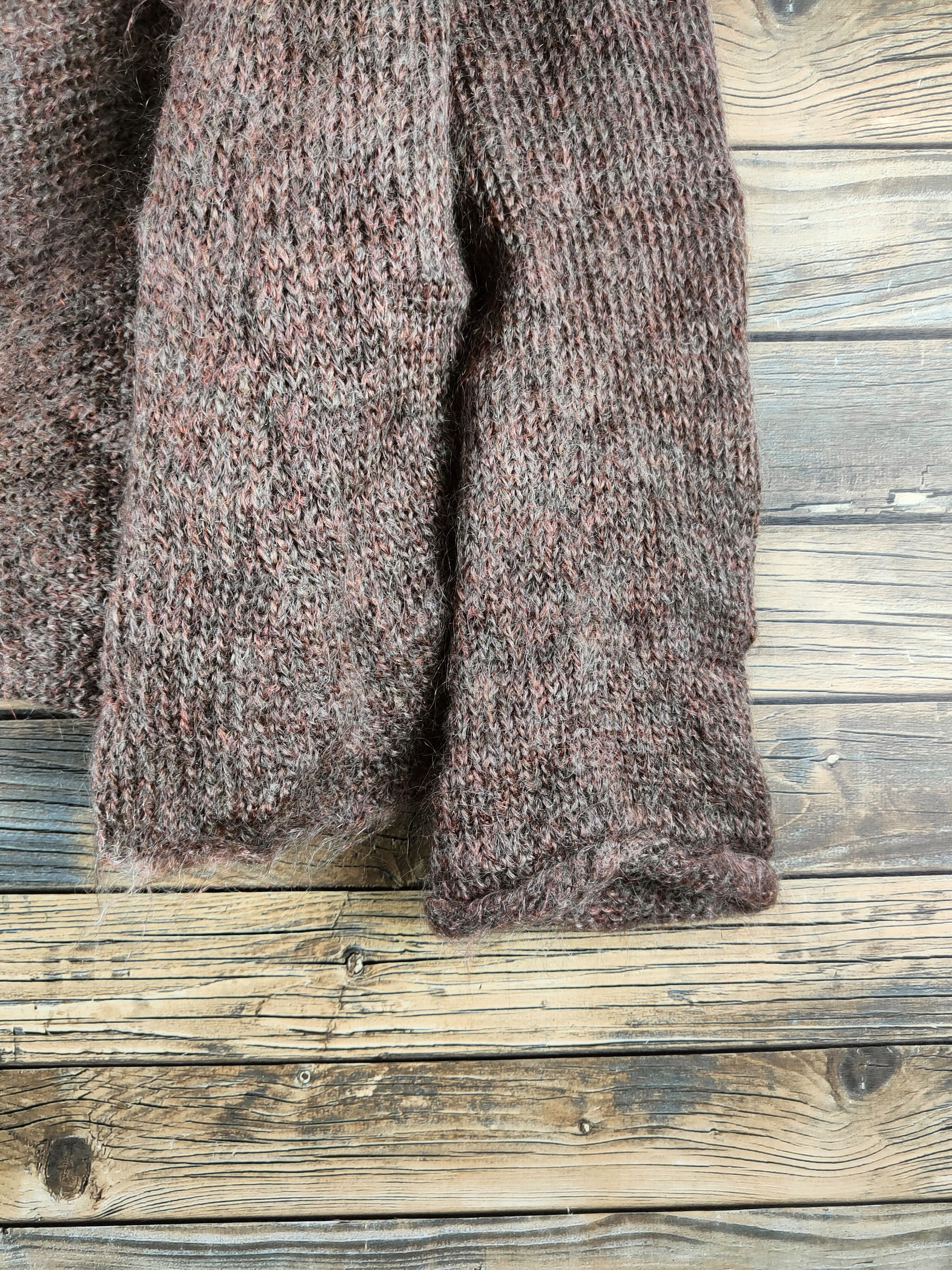 Japanese Brand DL Coigirl Magie Brown Knitwear Cardigans #46-437 Size S / US 4 / IT 40 - 7 Thumbnail