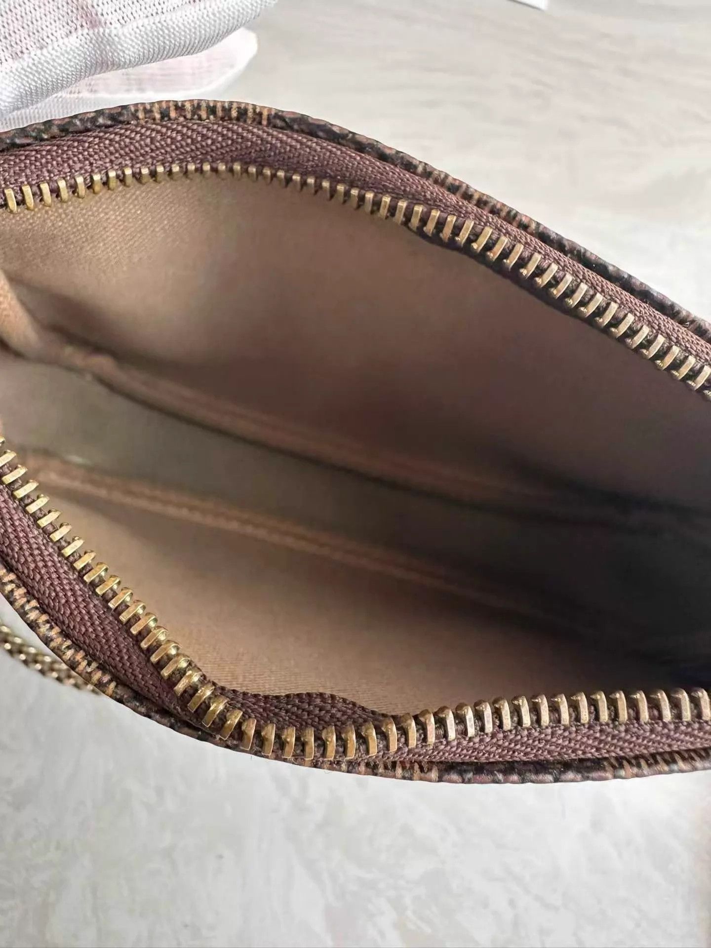 Louis Vuitton LV Doodle Mini Brown Checkerboard Pochette Size ONE SIZE - 8 Thumbnail