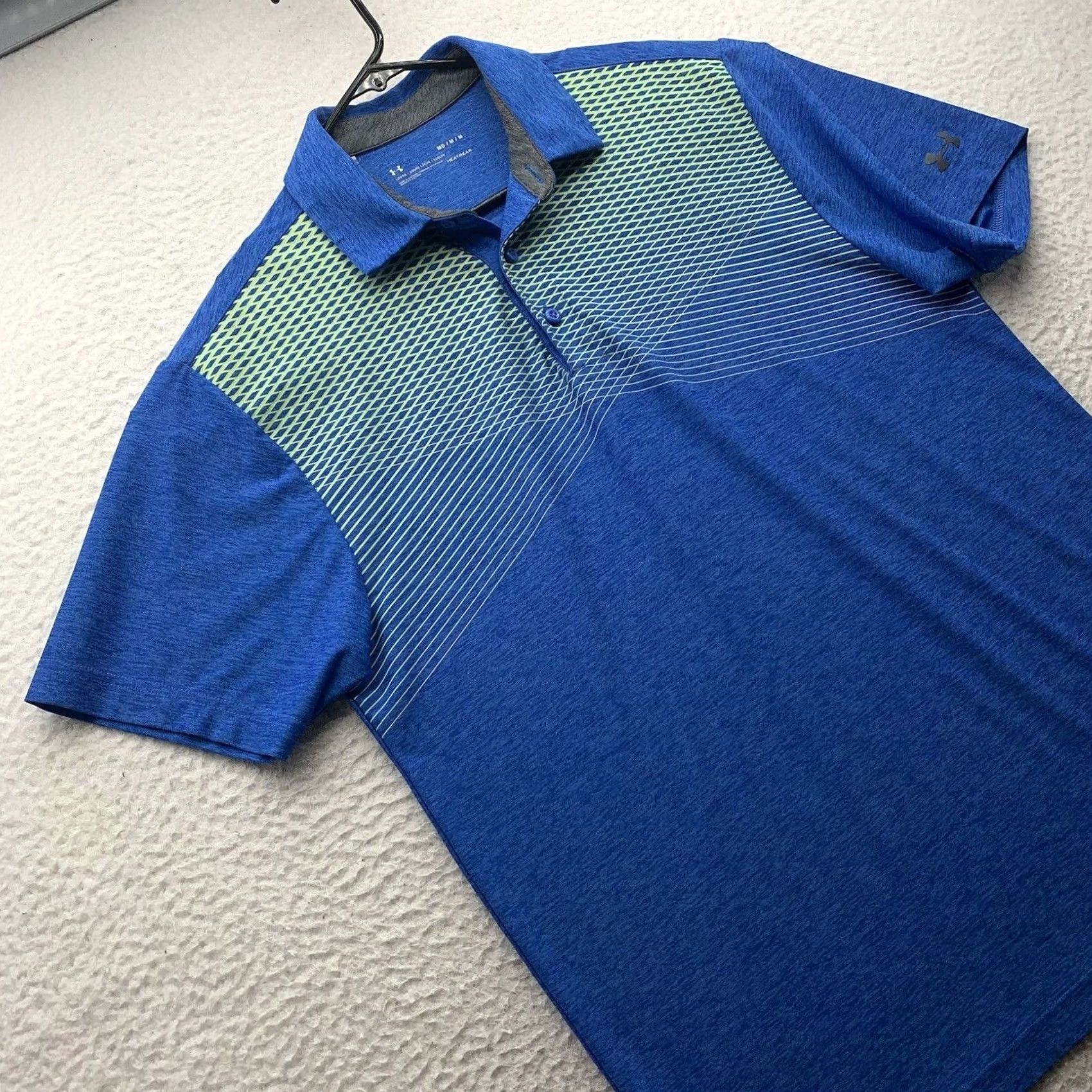 Under Armour Under Armour Polo Shirt Mens Medium M HeatGear Blue Golf Dad Size US M / EU 48-50 / 2 - 4 Thumbnail