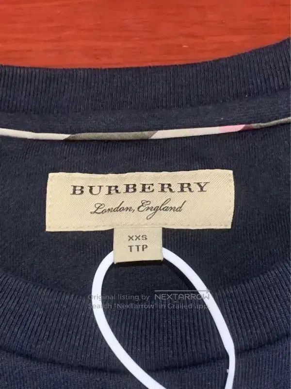 Burberry Burberry Black Cotton Women's Sweatshirt. Size XXS / US 00 / IT 34 - 5 Thumbnail