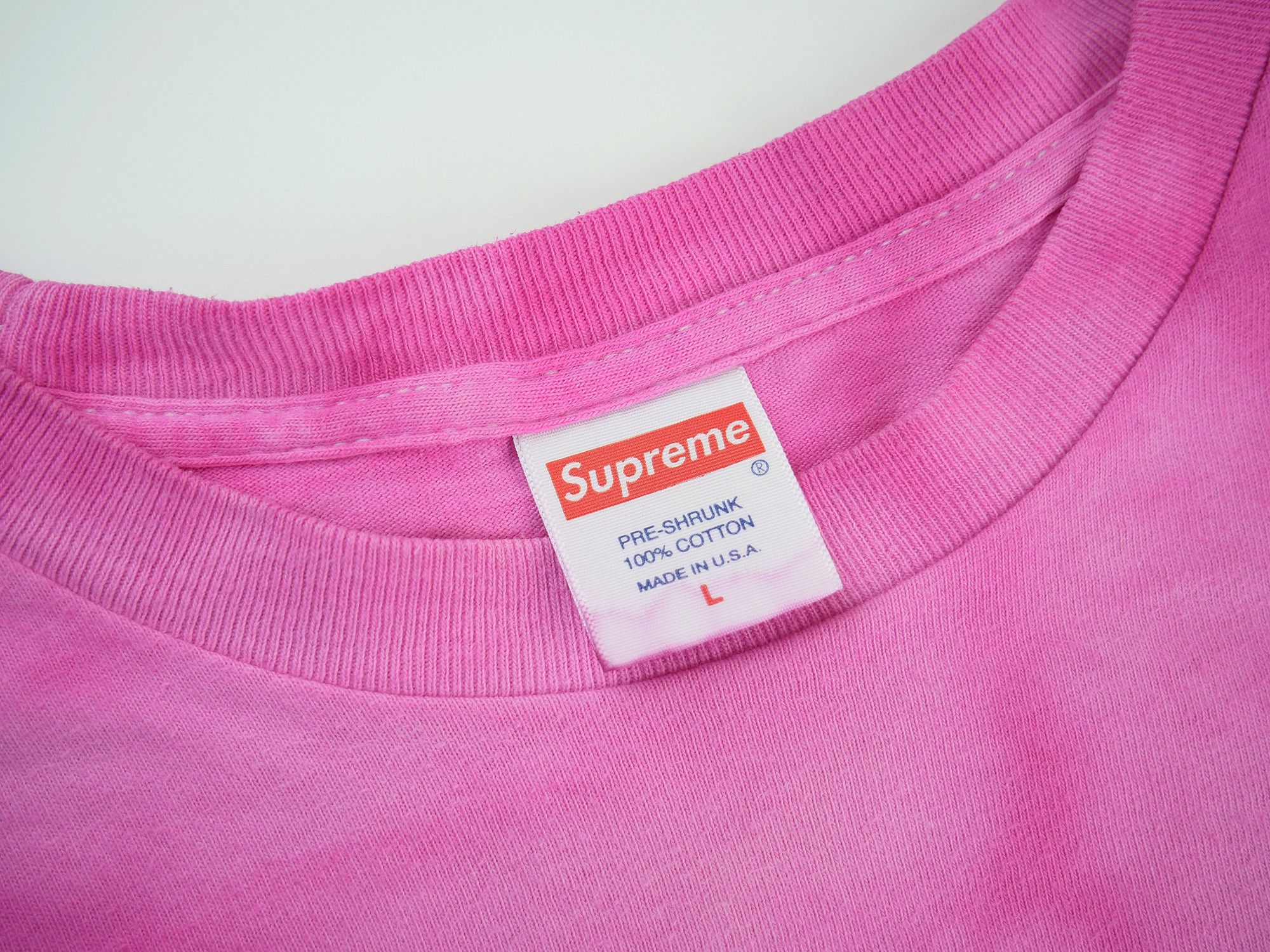 Supreme Supreme cotton pink tie dye sweatshirt Size US L / EU 52-54 / 3 - 3 Thumbnail
