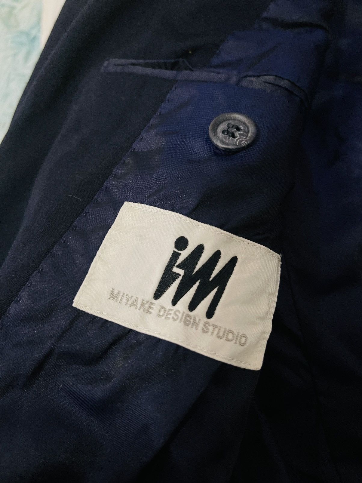Issey Miyake × Japanese Brand Issey Miyake Product Navy Blue Blazer Size US M / EU 48-50 / 2 - 6 Thumbnail