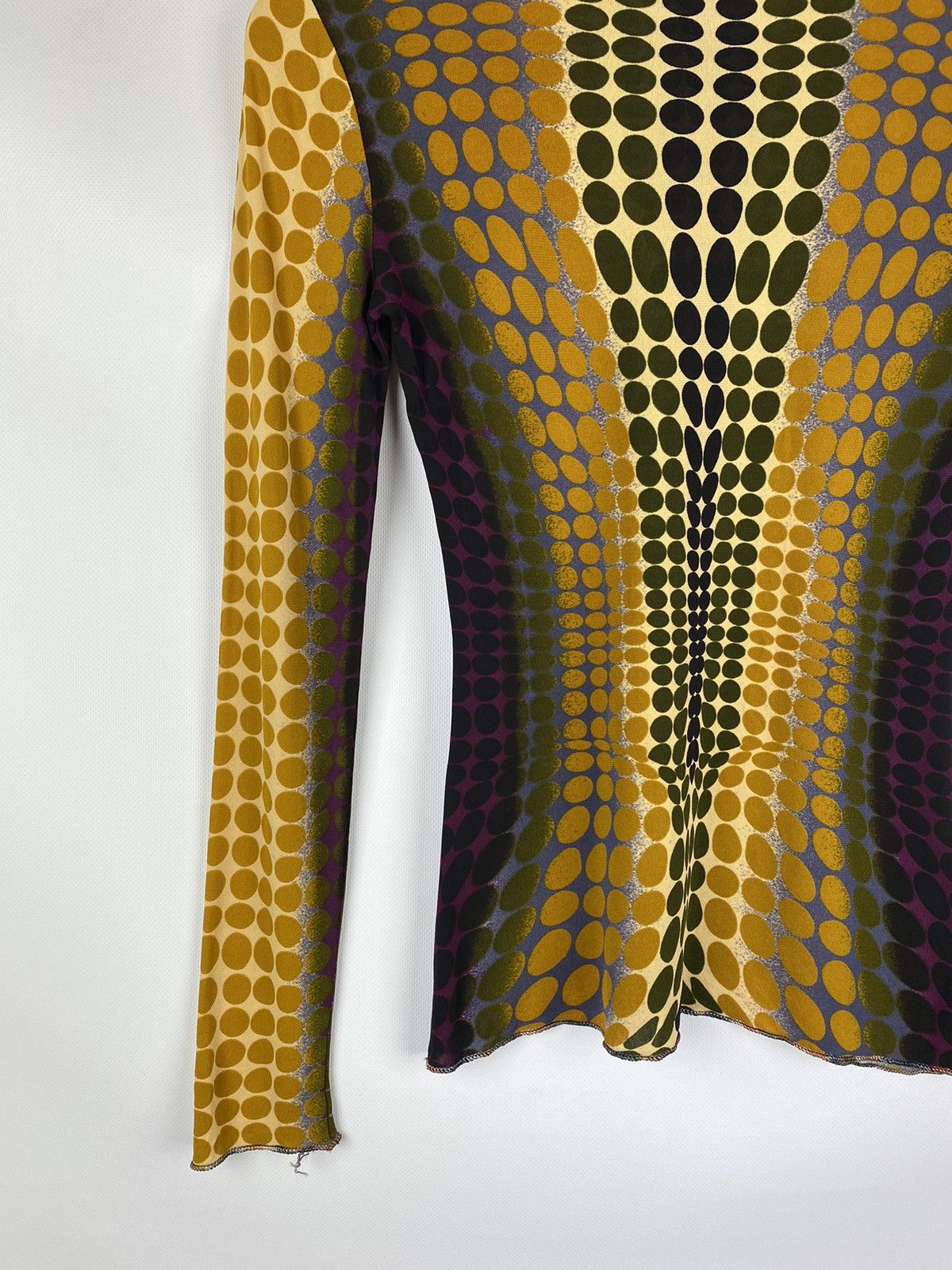 Jean Paul Gaultier Jean Paul Gaultier 1995 archival cyber dot mesh top tunic Size L / US 10 / IT 46 - 18 Thumbnail