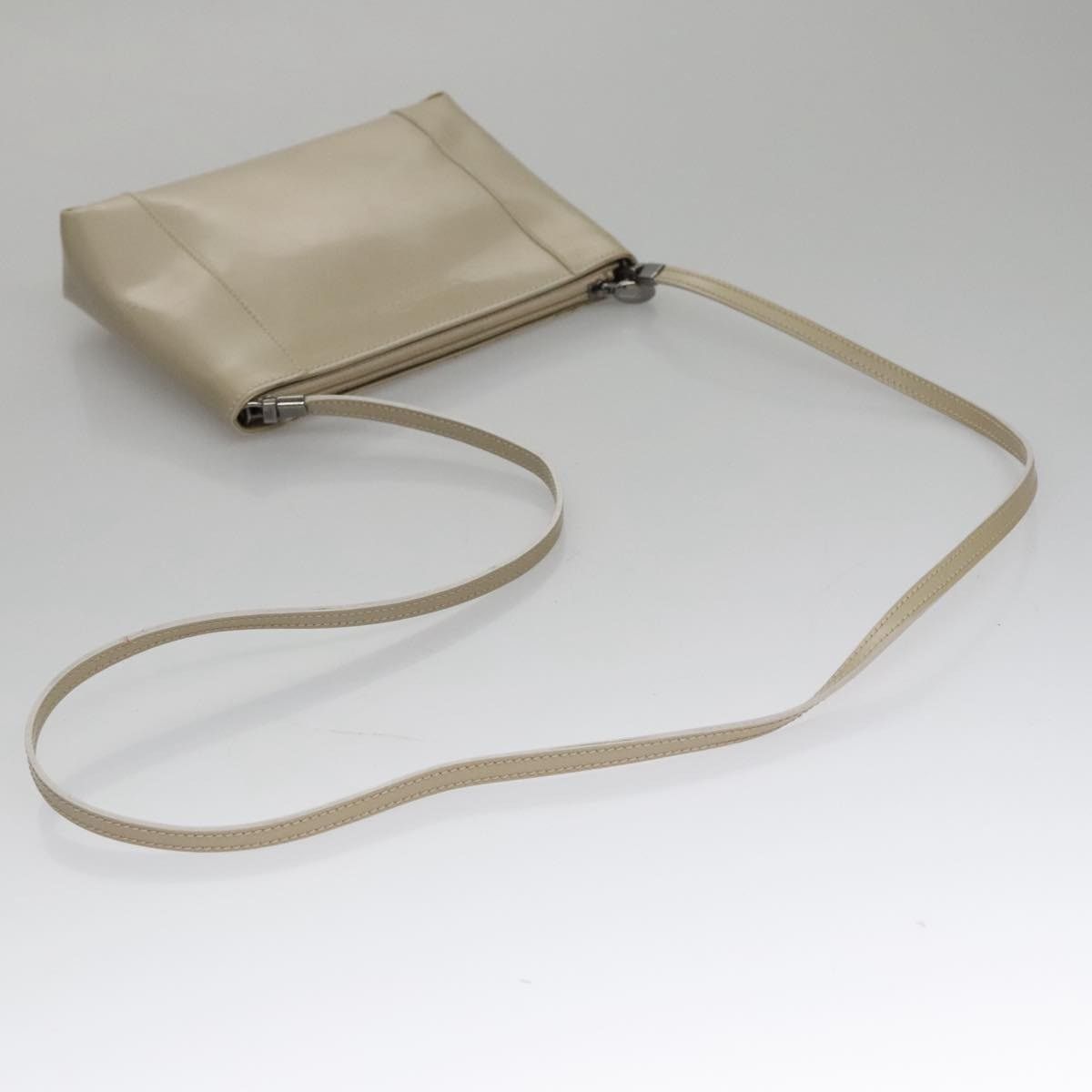 Dior DIOR Shoulder Bag Patent Leather Beige Silver Size ONE SIZE - 6 Thumbnail