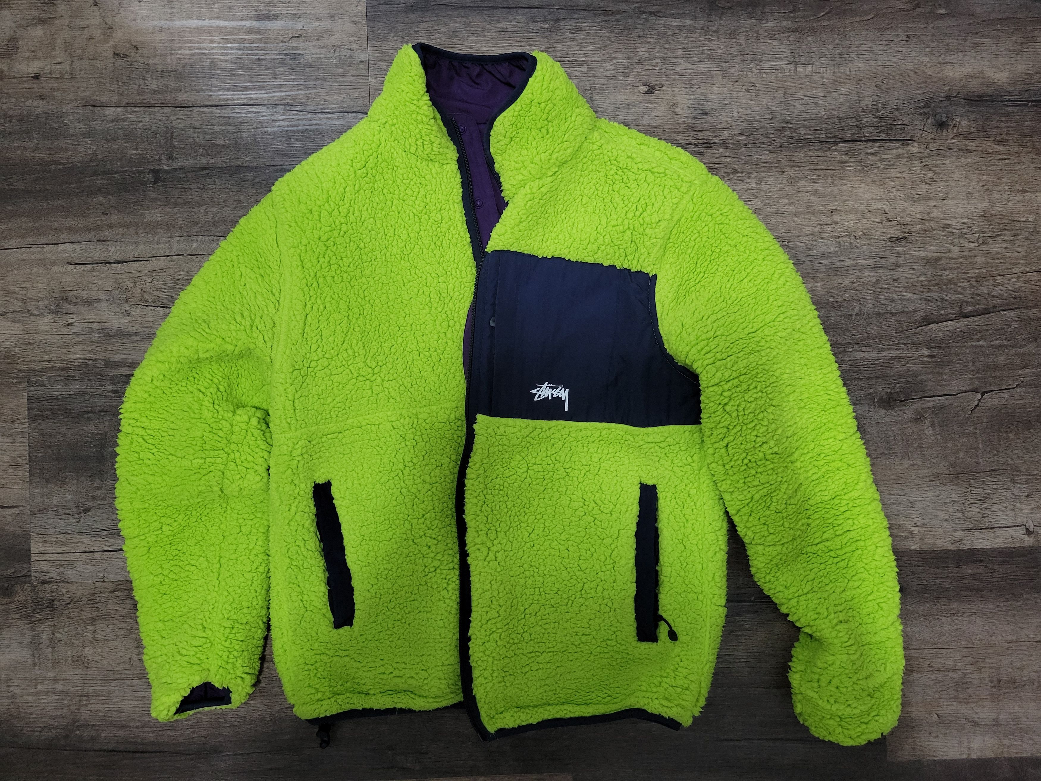 Stussy Stussy Reversible Micro Fleece Jacket Size US S / EU 44-46 / 1 - 5 Thumbnail