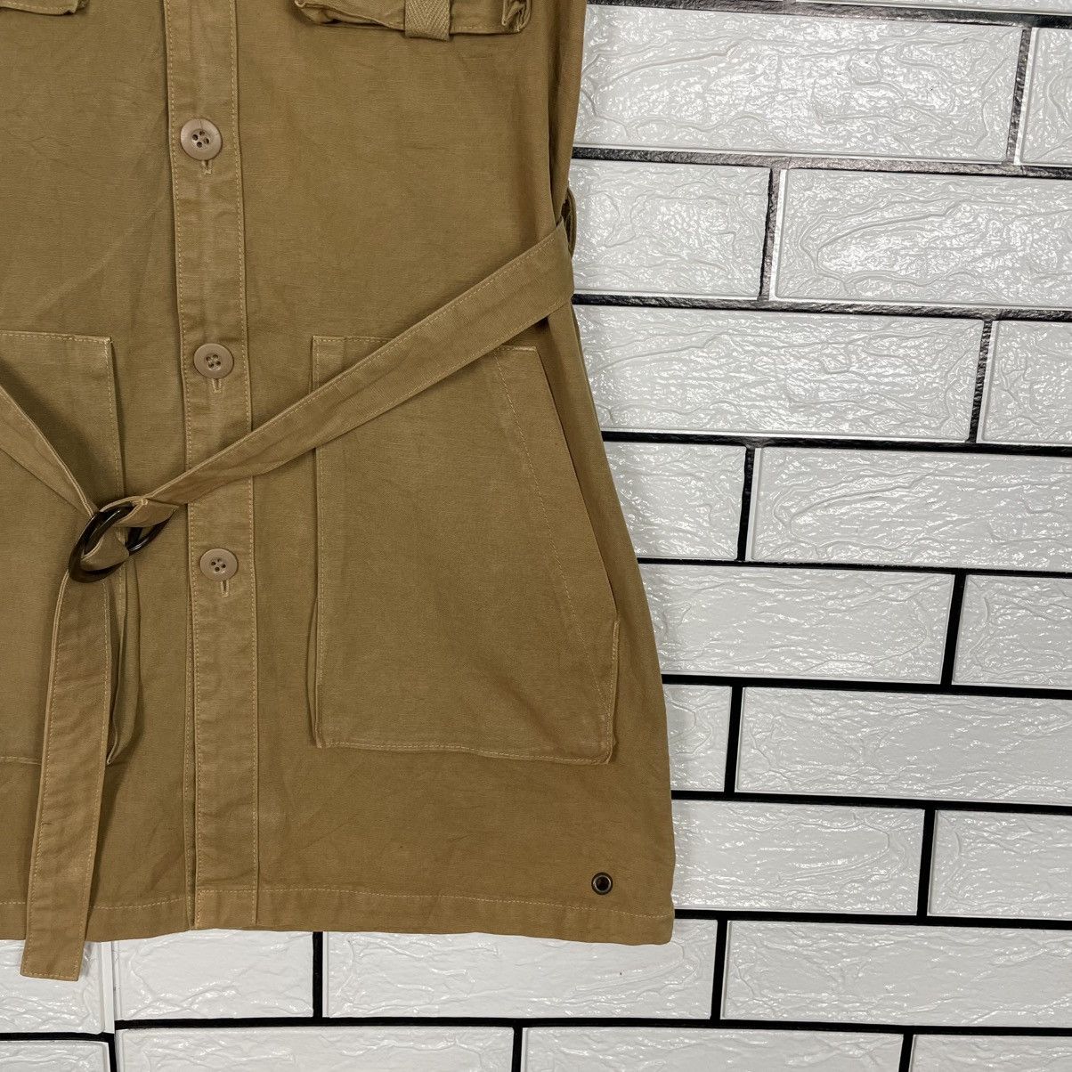 Johnbull Johnbull Belted Utility Multipocket Mini Dress Size S / US 4 / IT 40 - 4 Thumbnail