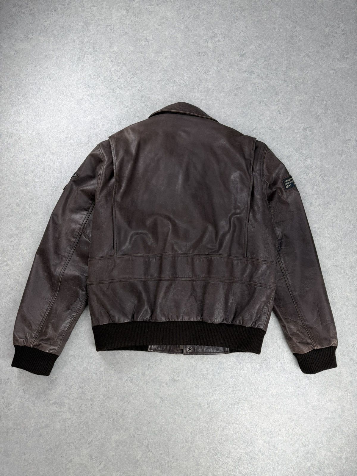Genuine Leather Pall Mall Leather Bomber Jacket Brown Aviator Size L Size US L / EU 52-54 / 3 - 11 Thumbnail