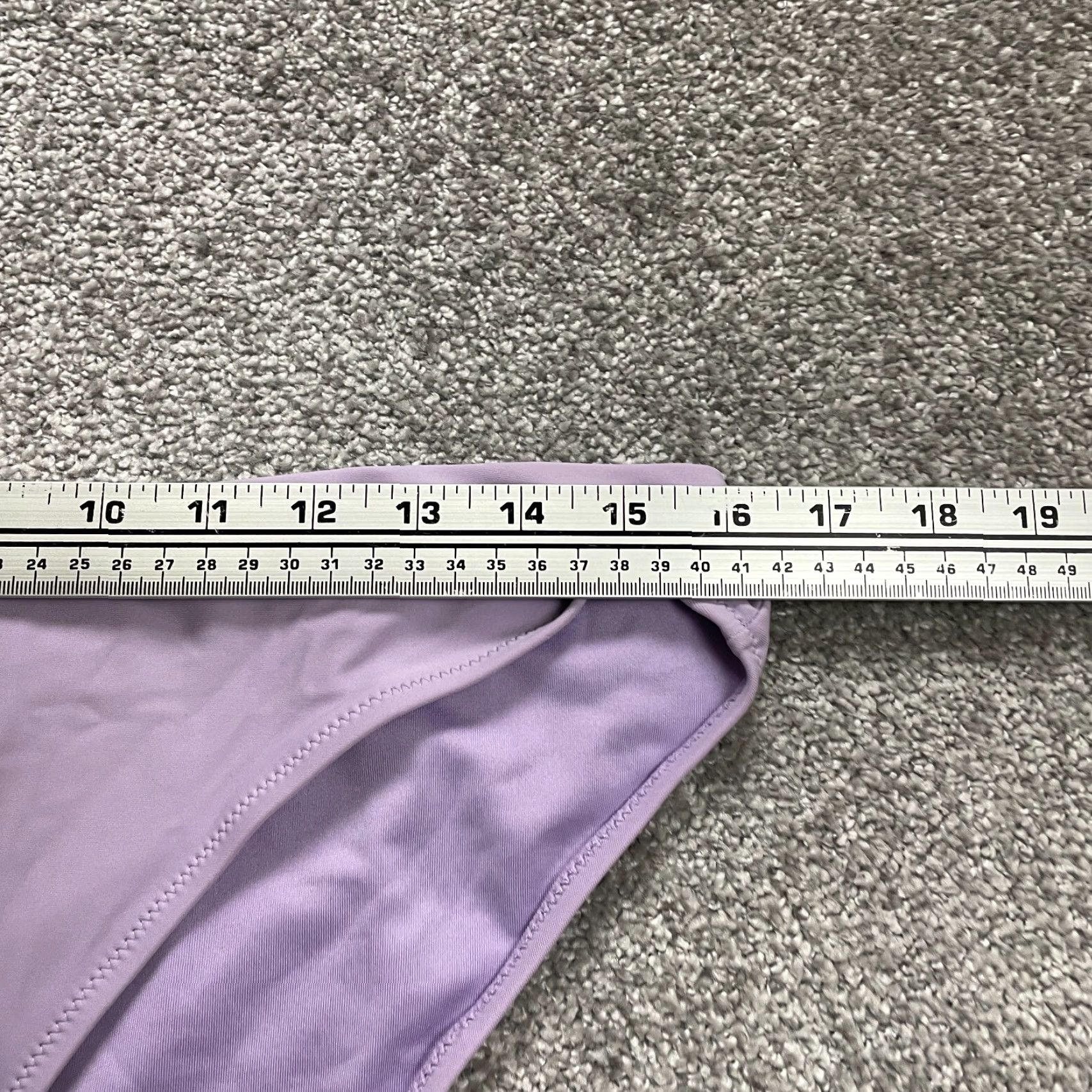 Vintage Unbranded Women's Bikini Bottom Large Solid Lilac Summer Beach Swimwear Stretch Size 36" / US 14 / IT 50 - 5 Thumbnail