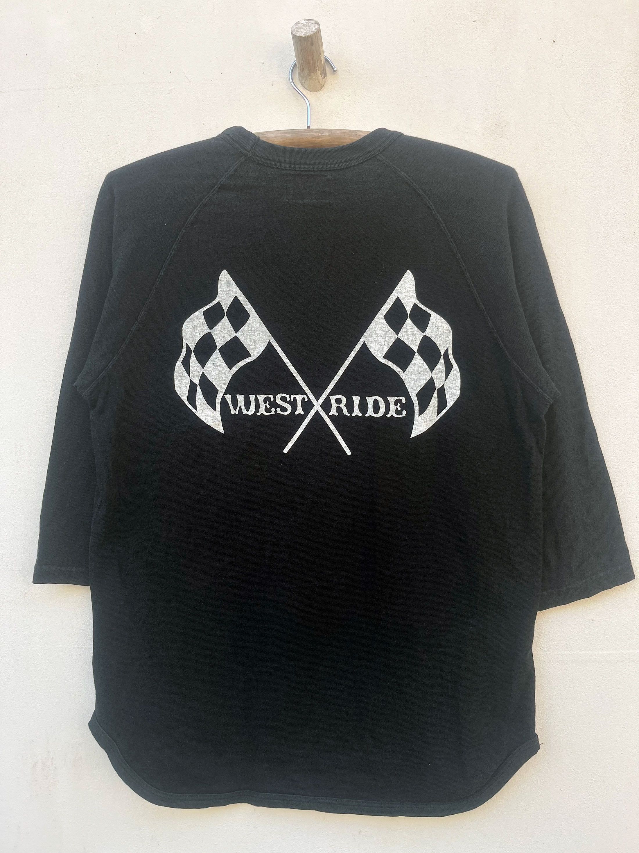 WEST RIDE West Ride Cycle Motocyclist Japan Chopper Daytona Raglan Size US M / EU 48-50 / 2 - 3 Thumbnail