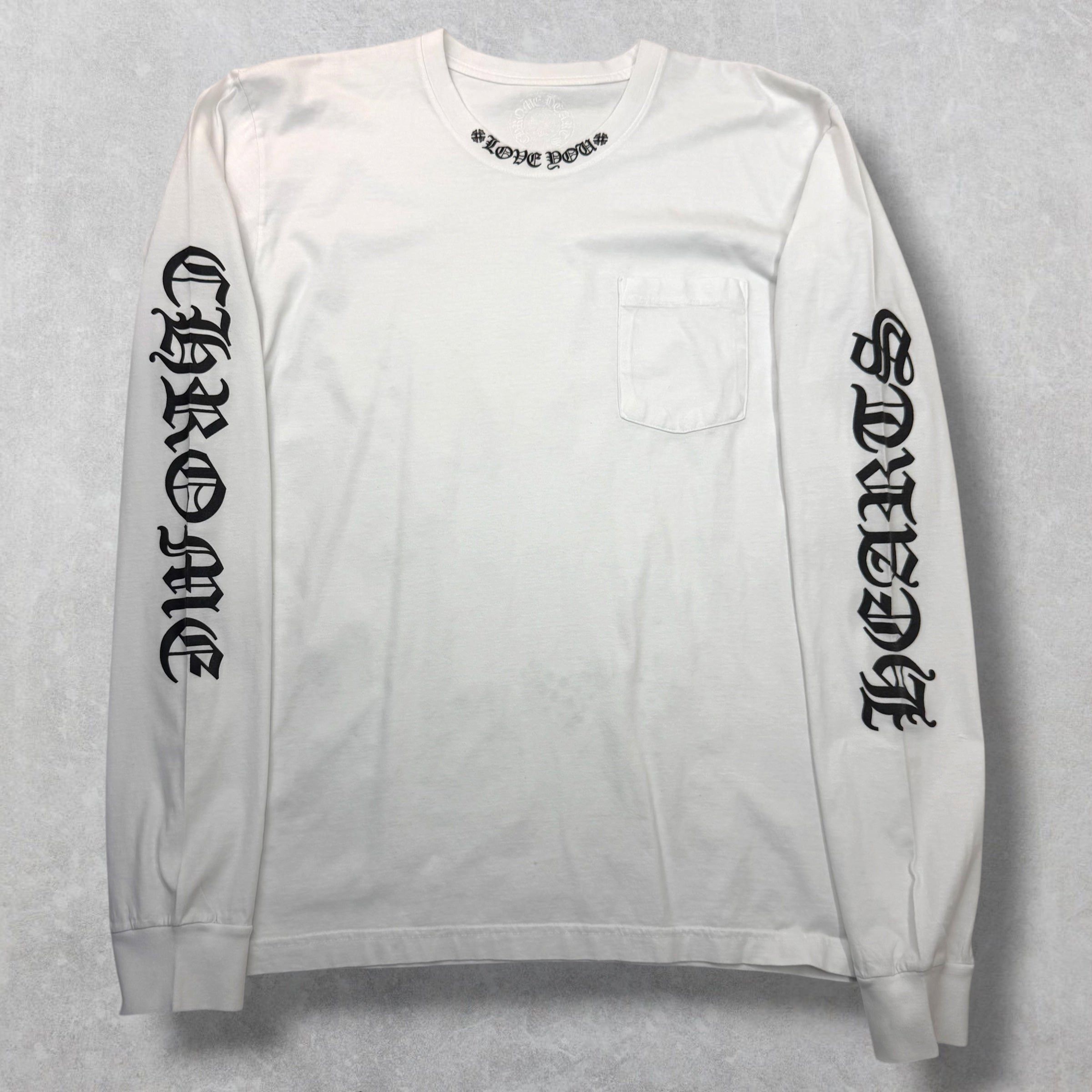 Chrome Hearts Chrome Hearts Neck Logo "Love You" L/S XL Size US XL / EU 56 / 4 - 1 Thumbnail