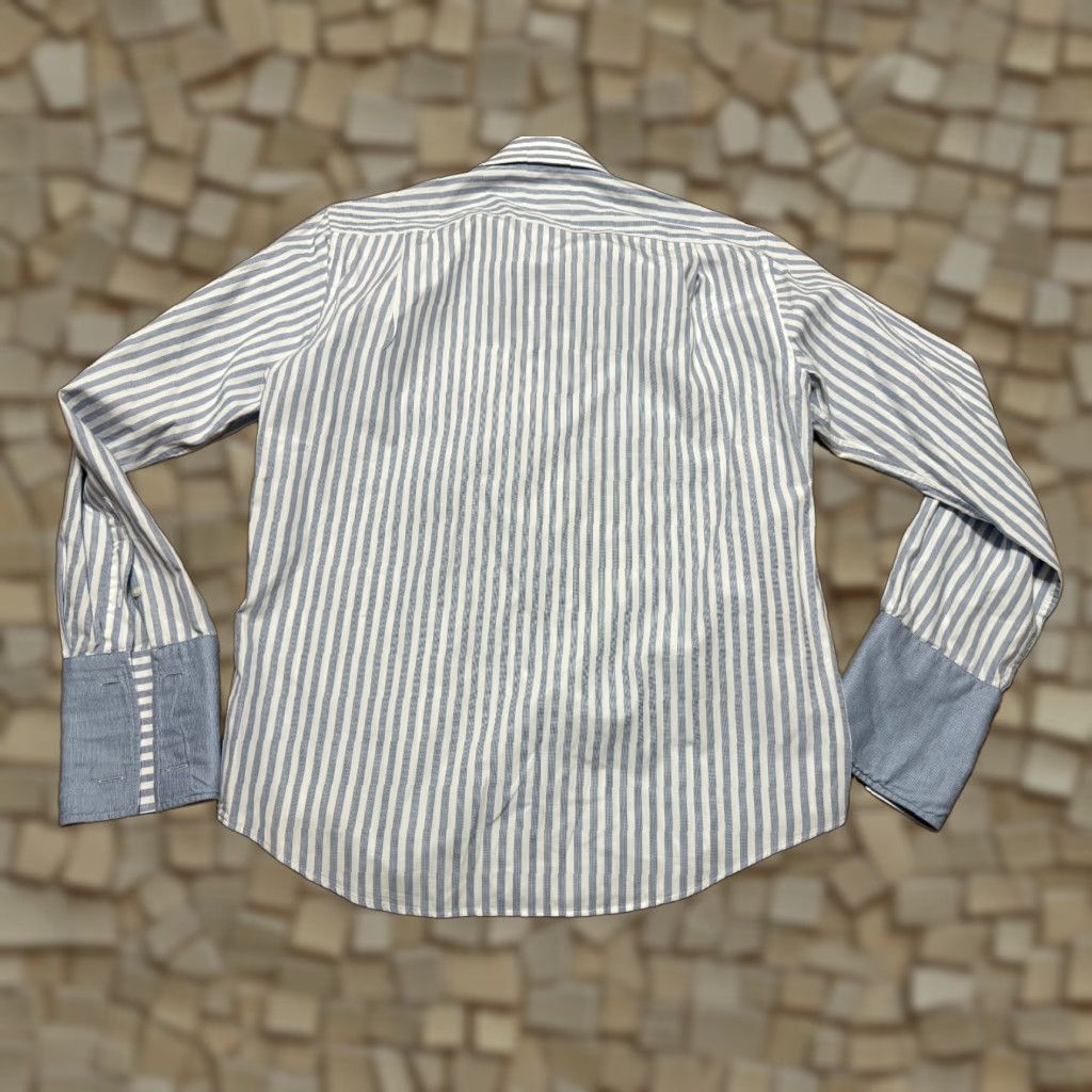 Vintage Marc New York Shirt Mens 15 32/33 Blue White Striped Button Up Authentic Fit Shirt Mens Regular Blue Striped 15 32/33 Button-Up Mens Size US M / EU 48-50 / 2 - 1 Thumbnail