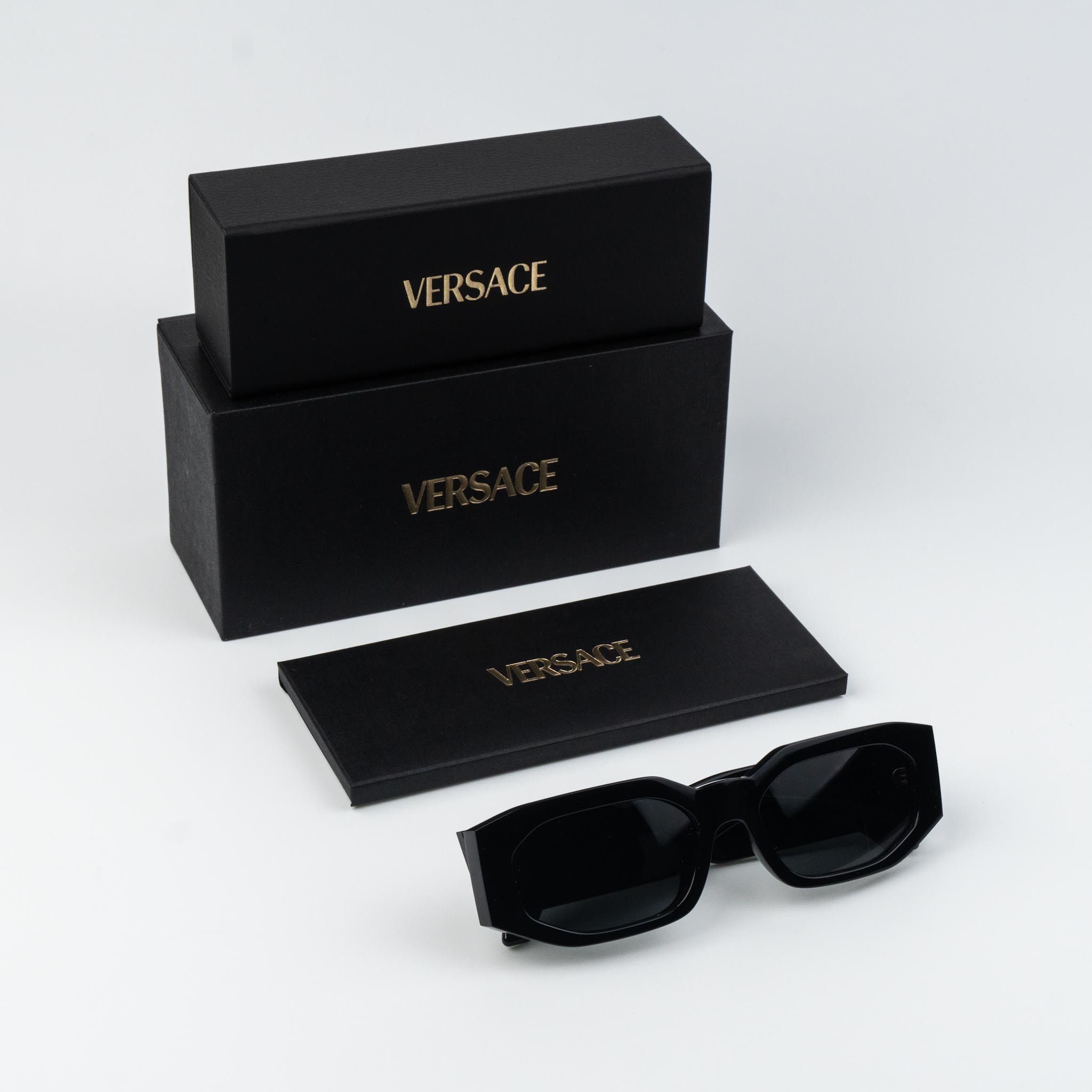 Versace Versace Men Sunglasses Rectangle VE4489U GB1/87 Size ONE SIZE - 9 Thumbnail