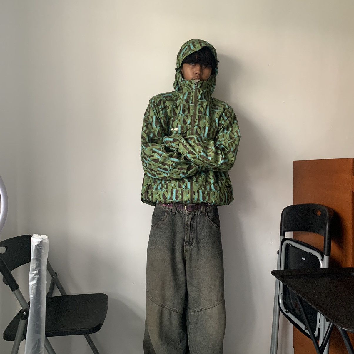 Burton × Vintage Burton full Text over printed outdoor Jacket vintage Size US M / EU 48-50 / 2 - 2 Thumbnail
