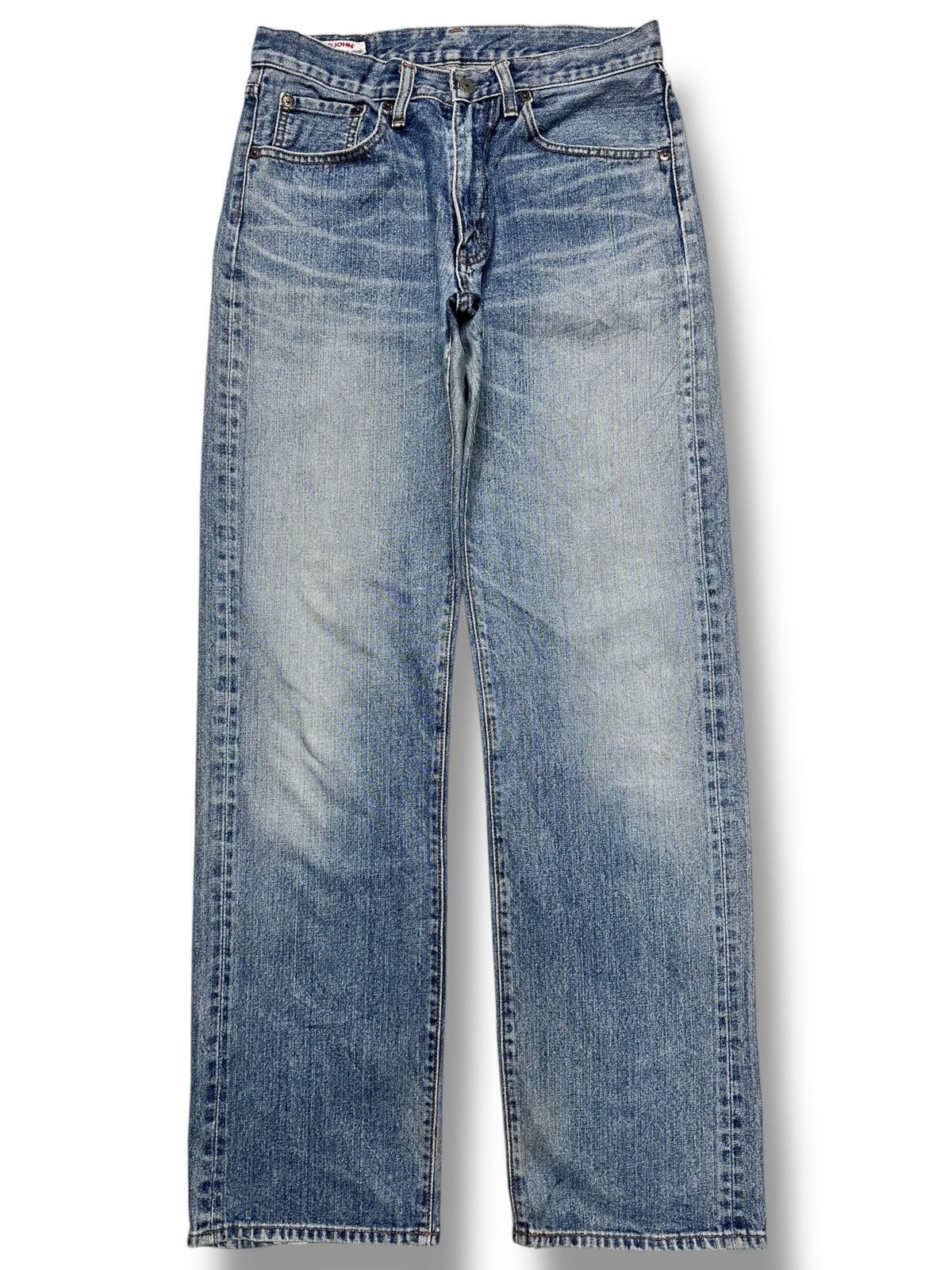 Big John Vintage BIG JOHN Exclusive Straight Japan Jean With Bluewash Size US 30 / EU 46 - 1 Thumbnail