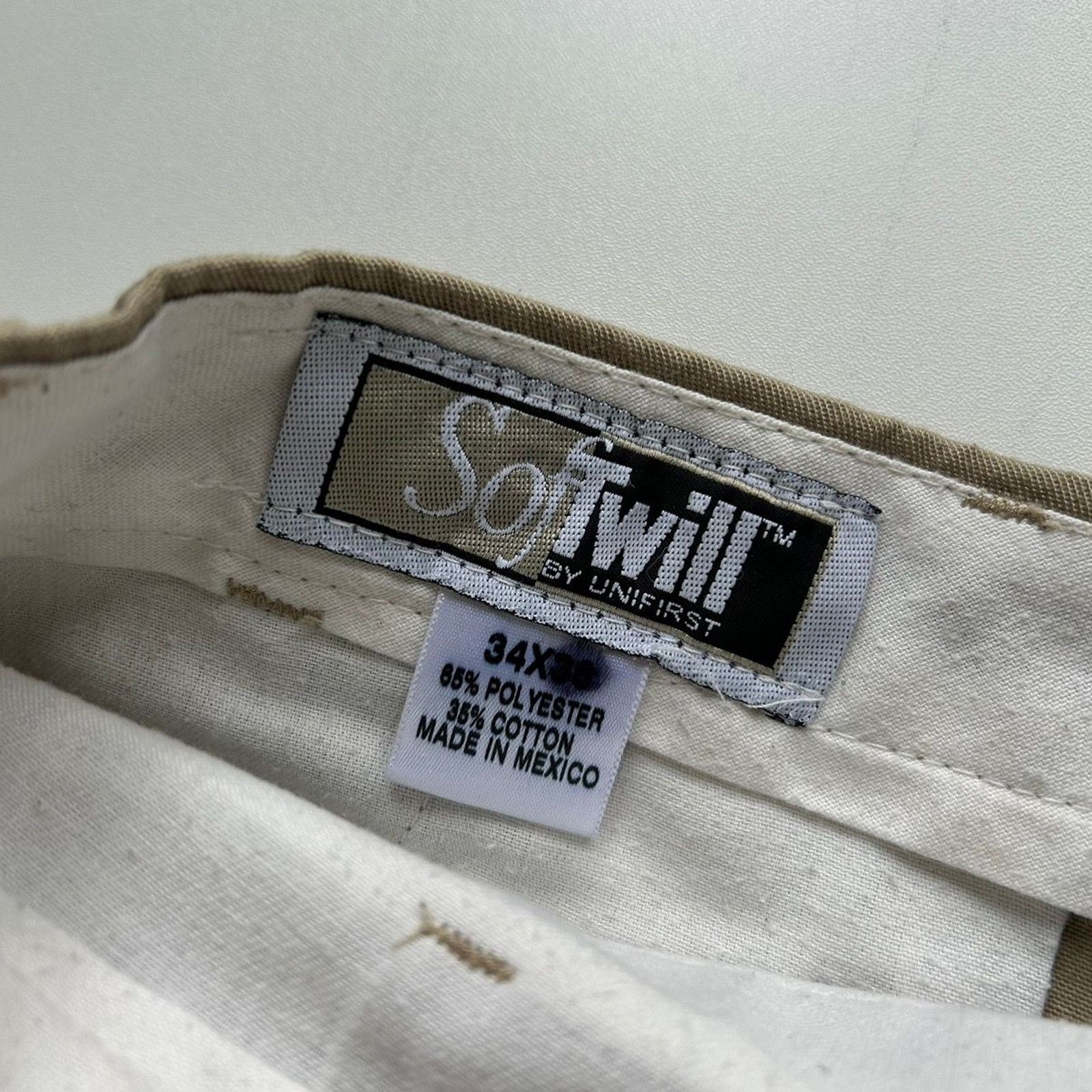 Vintage Vintage 2000s Khaki Soft Twill Cargo Pants Men's 34x30 Rare Size US 34 / EU 50 - 10 Thumbnail