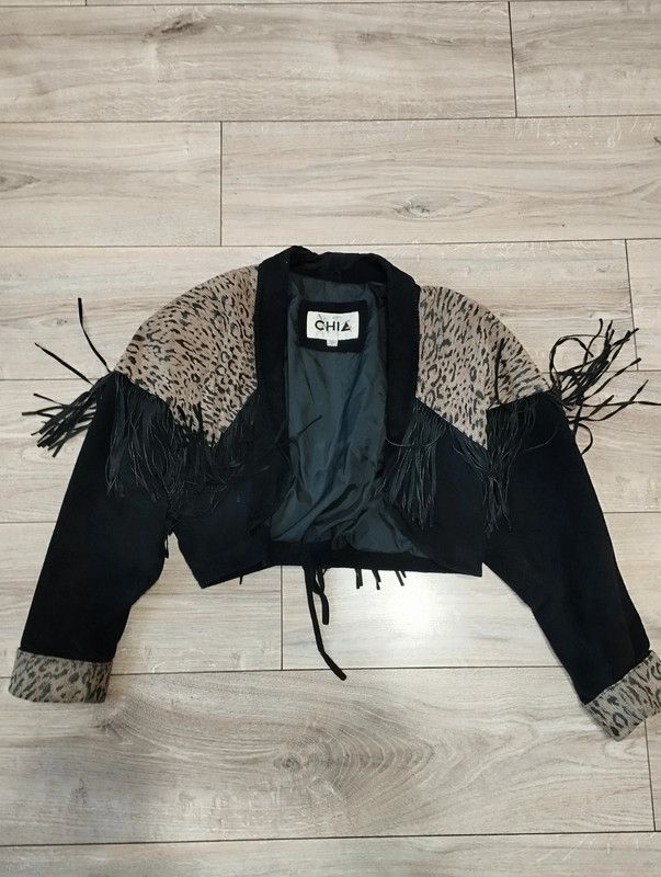 Vintage Chia Made in Korea vintage 80/90s cowboy leather jacket M Size M / US 6-8 / IT 42-44 - 3 Thumbnail