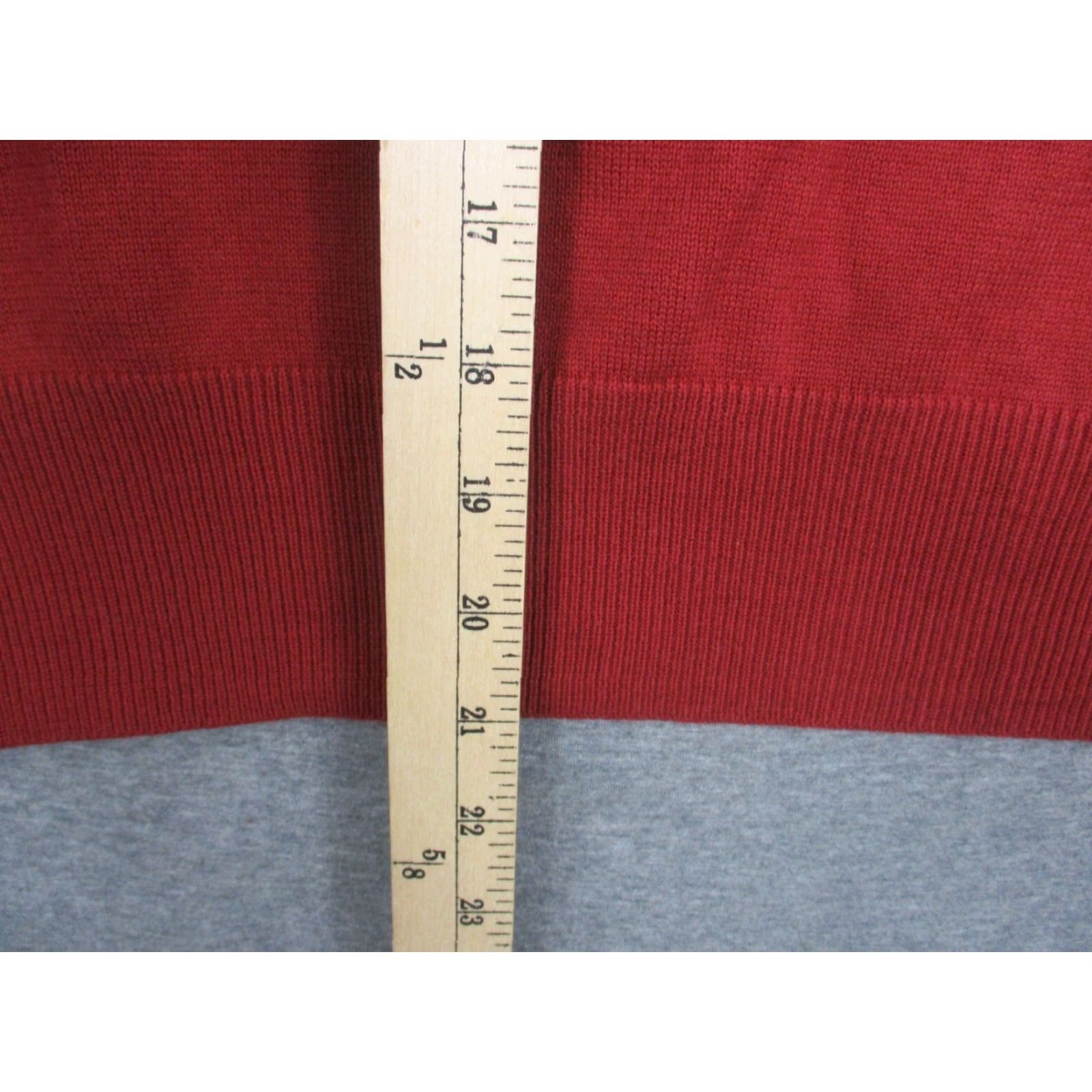 Vintage VINTAGE Le Lis Alabama Women's Cropped Sweater Medium Crimson Red NWT Size M / US 6-8 / IT 42-44 - 4 Thumbnail