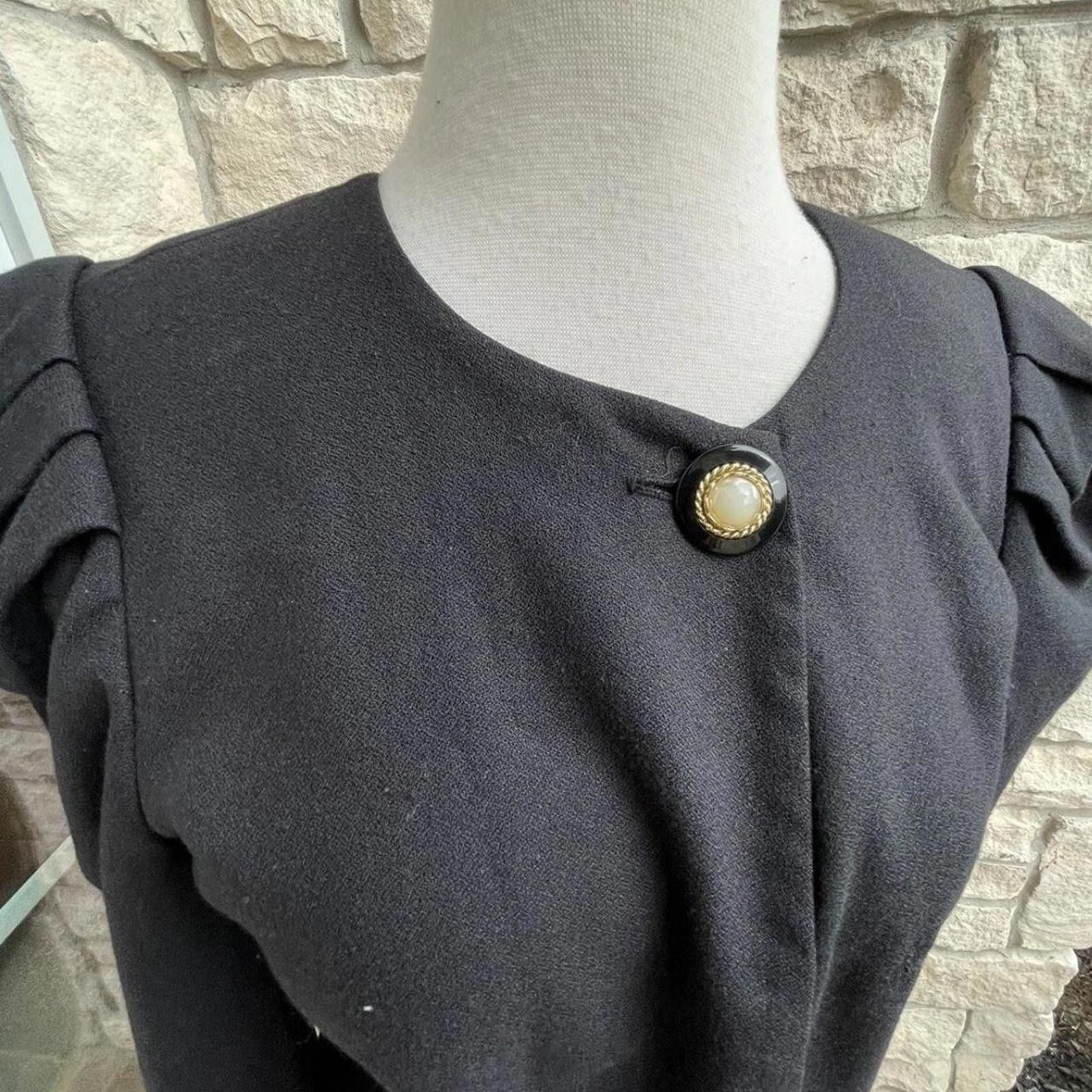 Other Leslie Luck Women's vintage black 80s Medium Size M / US 6-8 / IT 42-44 - 3 Thumbnail