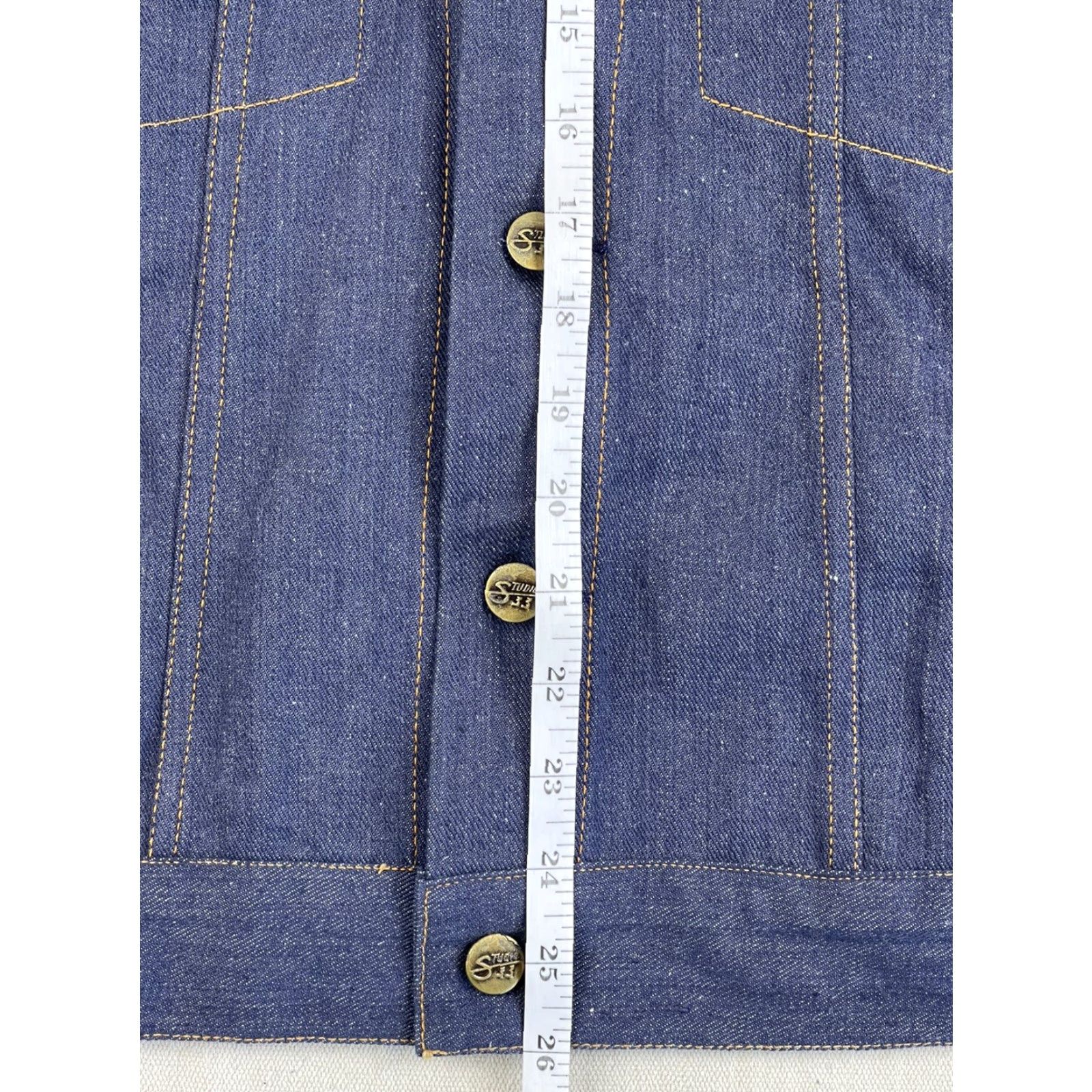 Vintage VINTAGE Studio 33 Denim Vest Hip Hop Cowboy Trucker Casual Blue L 70s Unisex Adults Size US 33 - 7 Thumbnail