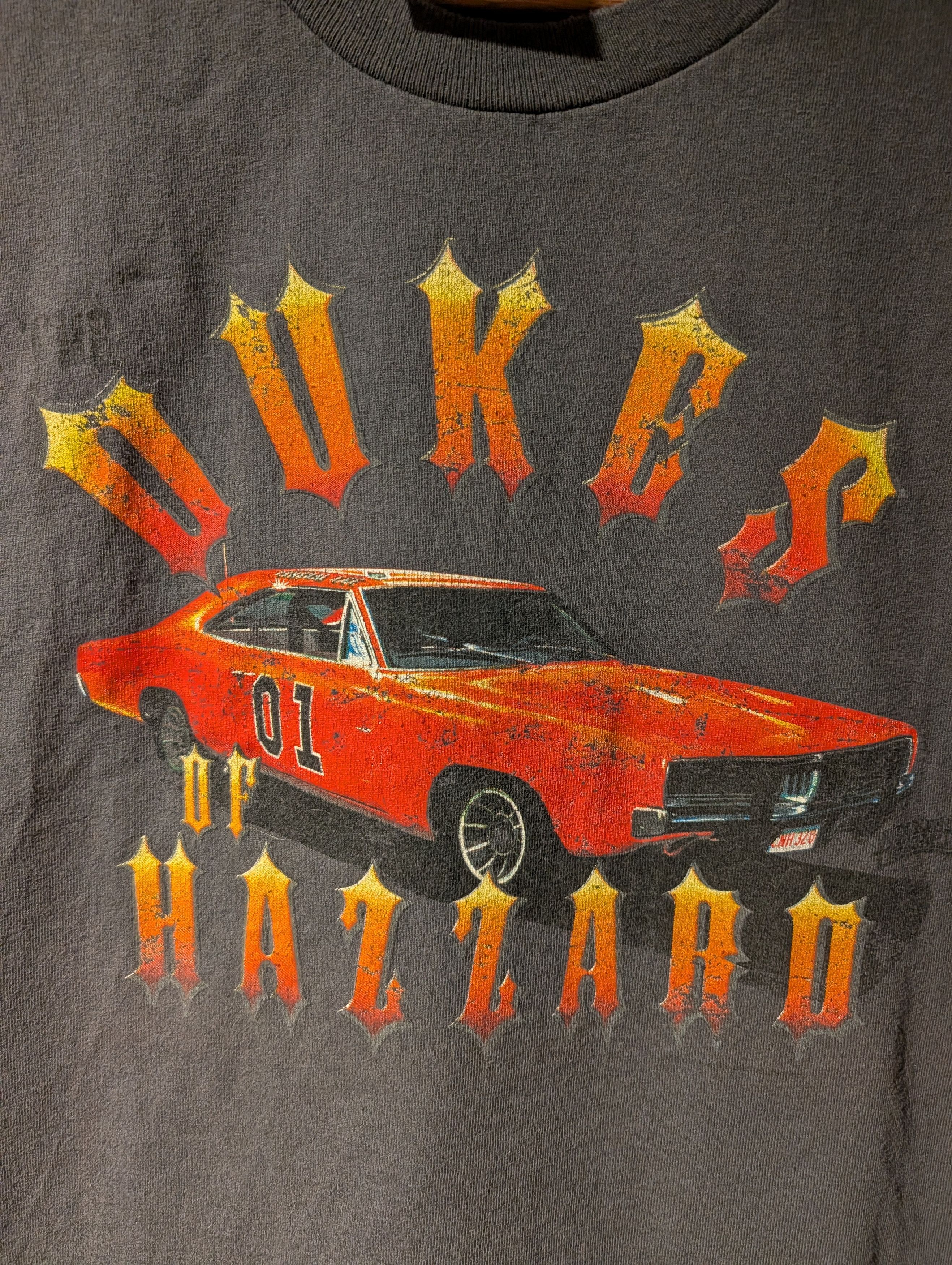 Gildan Vintage Y2K The Dukes of Hazzard General Lee 01 Car T Shirt Size US L / EU 52-54 / 3 - 2 Thumbnail