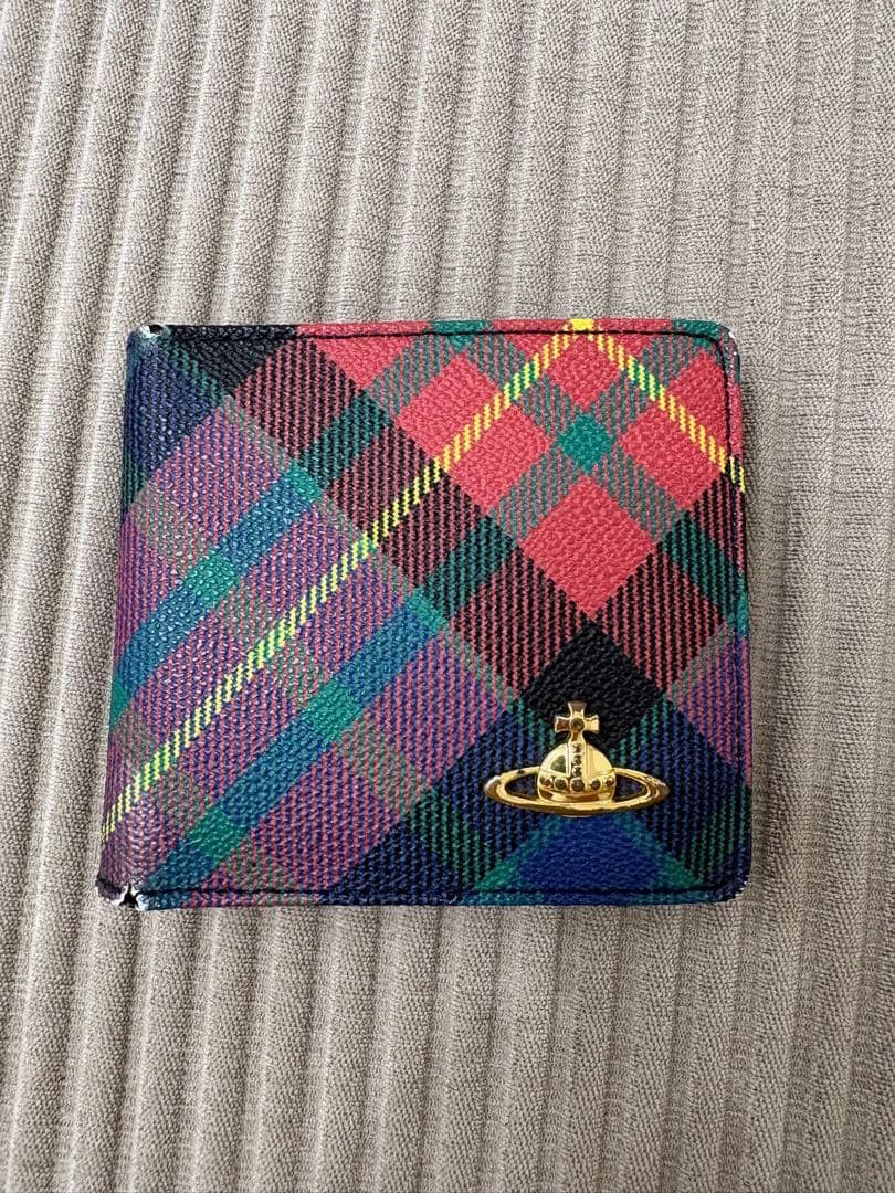 Vivienne Westwood Plaid Orb Wallet Size ONE SIZE - 1 Thumbnail