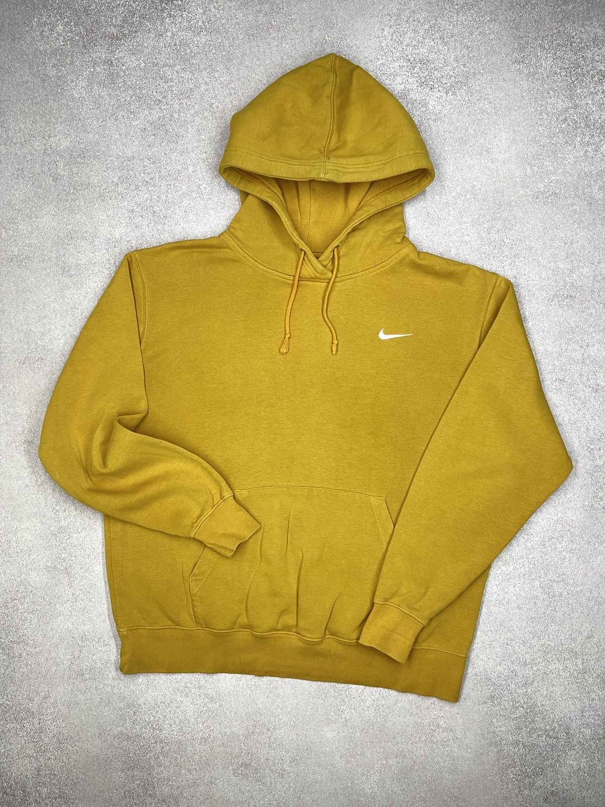 Nike Mens Nike Basic Yellow Hoodie Small Logo Y2K ACG TN Size US L / EU 52-54 / 3 - 2 Thumbnail