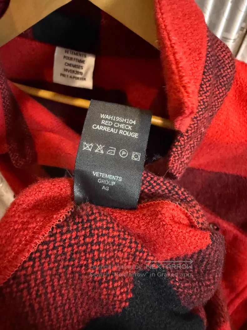 Vetements VETEMENTS Fringe Wool Shirt Size US XS / EU 42 / 0 - 6 Thumbnail