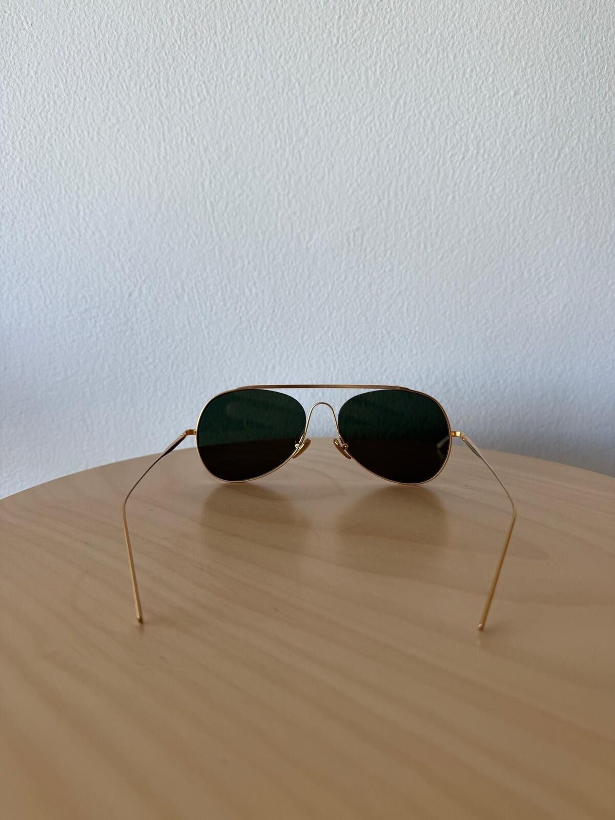 Acne Studios New acne studios spitfire sunglasses gold metal aviator m Size ONE SIZE - 6 Thumbnail