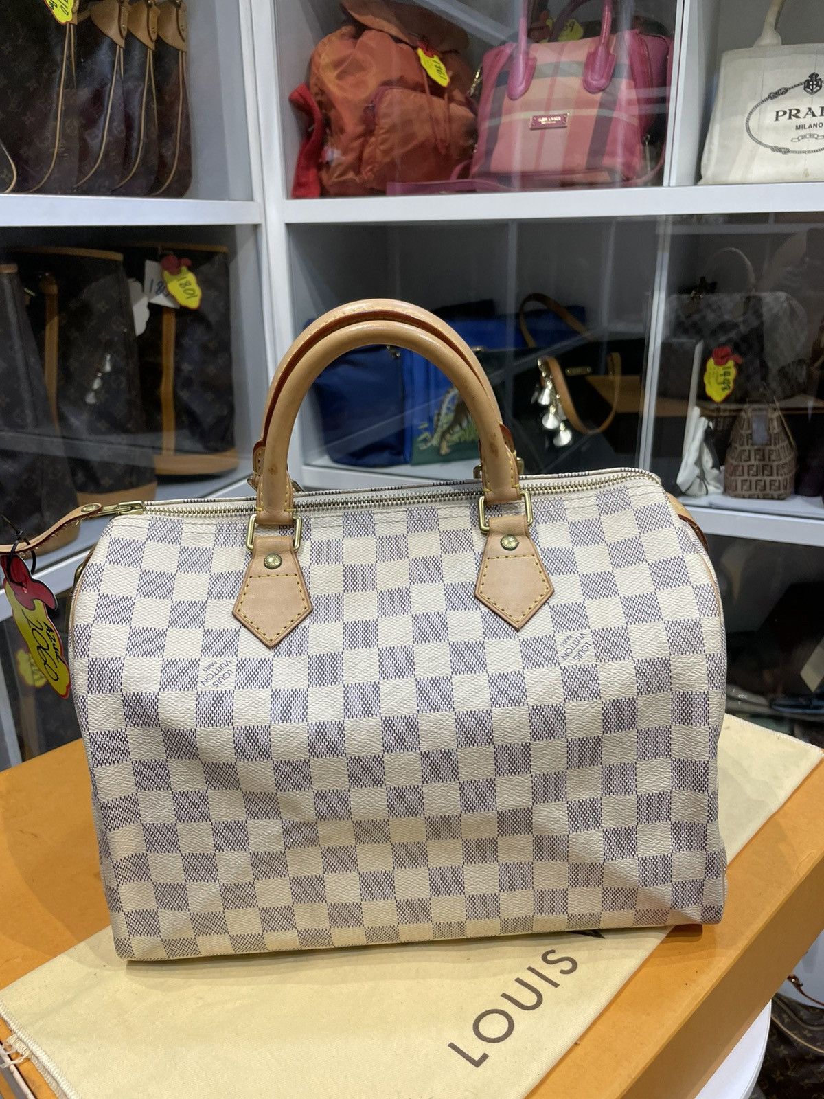 Louis Vuitton AUTHENTIC LOUIS VUITTON DAMIER AZURE SPEEDY 30 Size ONE SIZE - 11 Thumbnail