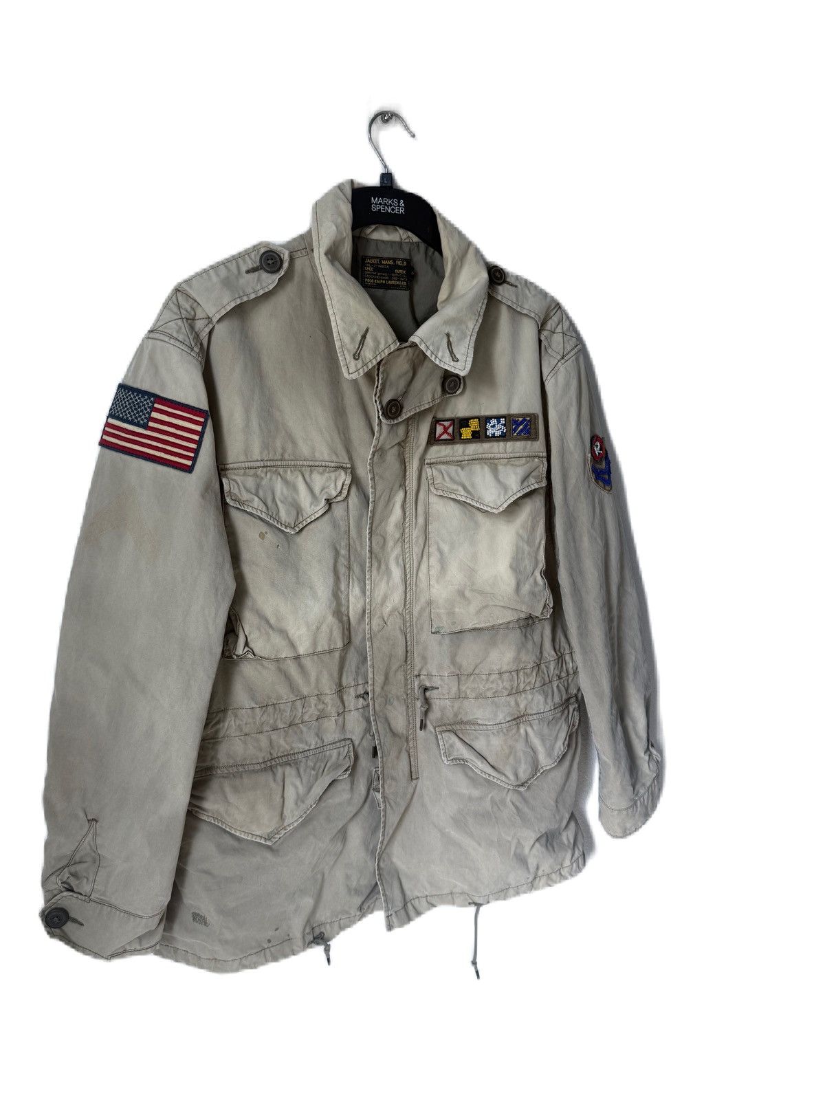 RRL Ralph Lauren POLO RALPH LAUREN FIELD JACKET DISTRESS M1943 DISTRESS STYLE Size US L / EU 52-54 / 3 - 3 Thumbnail