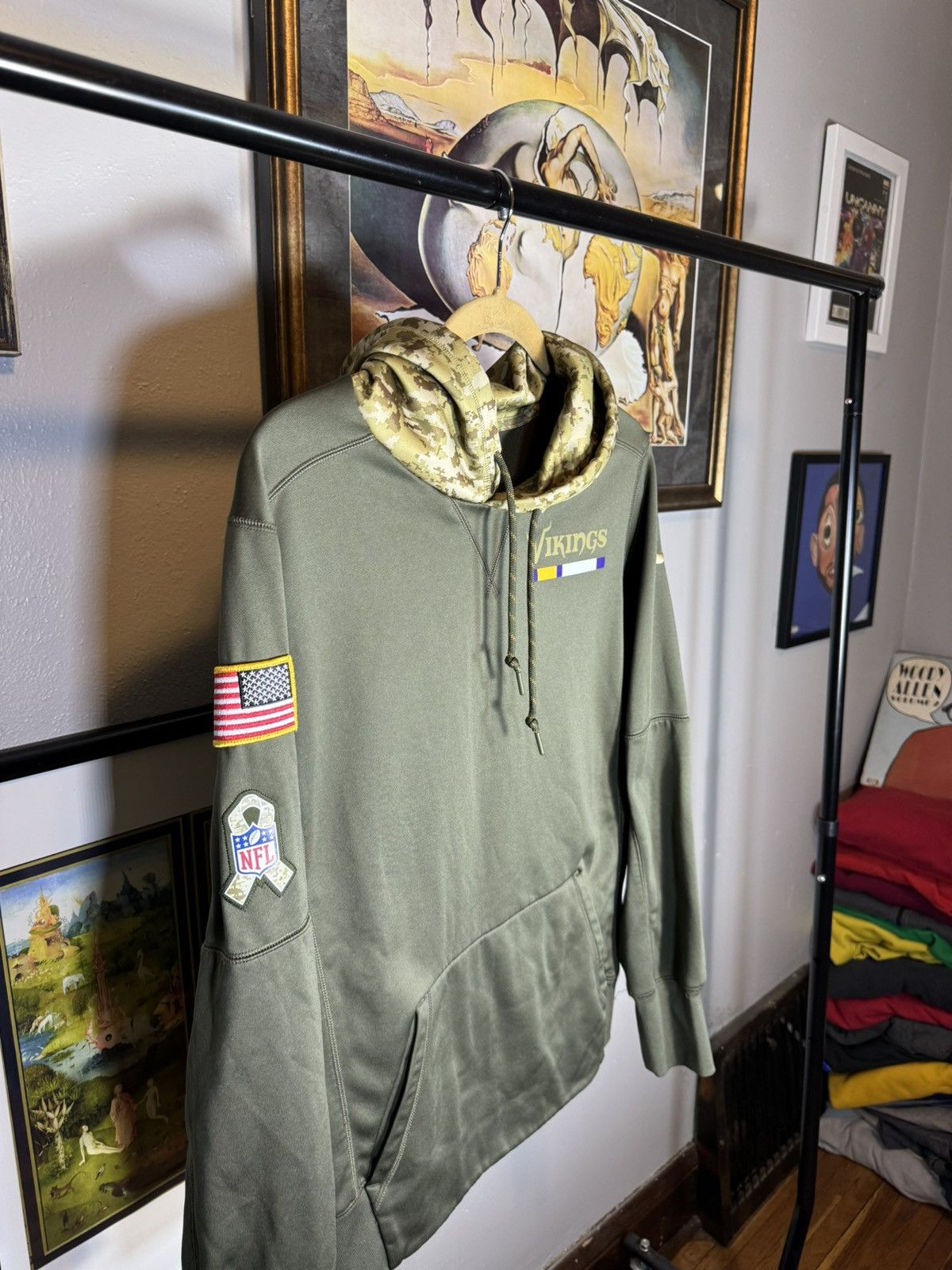 Nike Minnesota Vikings Salute to Service on Field Nike Hoodie Size US S / EU 44-46 / 1 - 3 Thumbnail