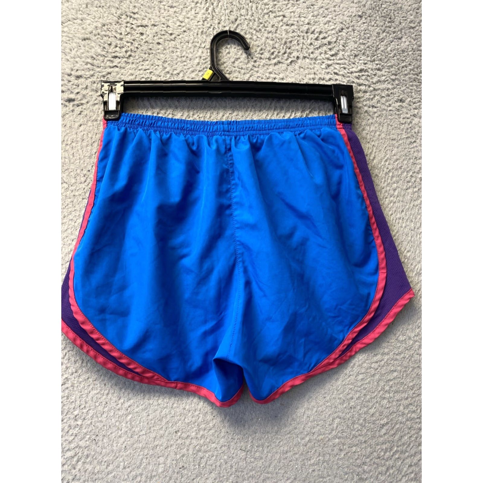 Nike Nike Women's Athletic Shorts Dri Fit Running Blue Pink Size S Activewear Size 28" / US 6 / IT 42 - 8 Thumbnail