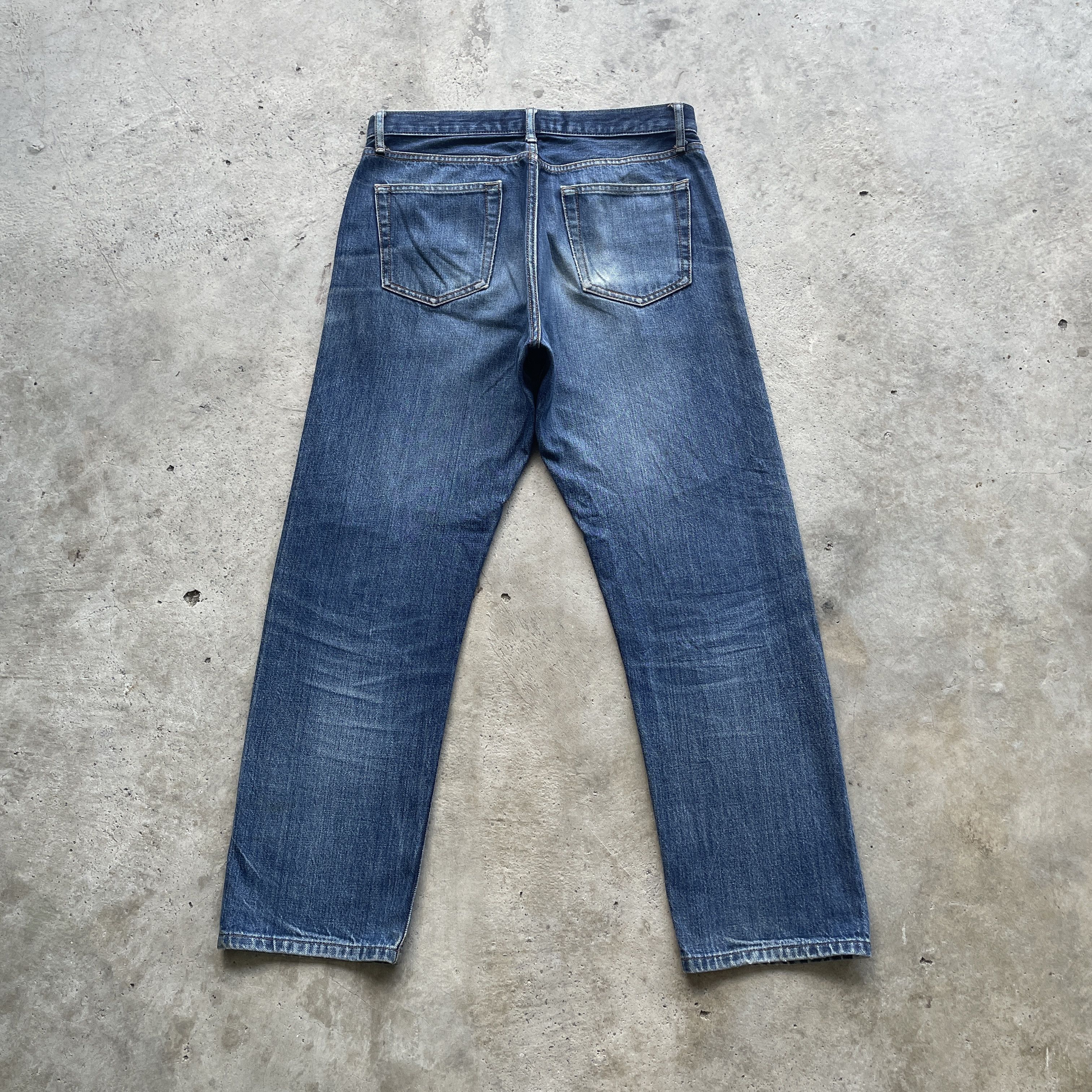 Japanese Brand VINTAGE JAPANESE DISTRESSED FADED REDLINE JEANS PANTS W31 Size US 31 - 11 Thumbnail