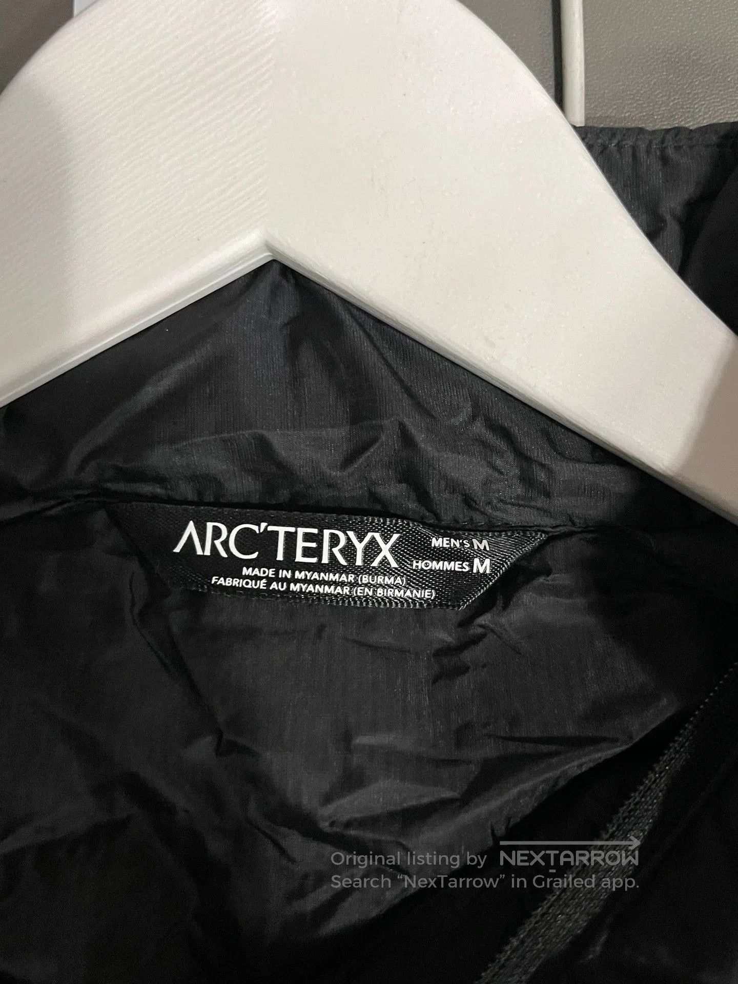 Arc'teryx Black Puffer Jacket with Zip Closure. Size US M / EU 48-50 / 2 - 5 Thumbnail